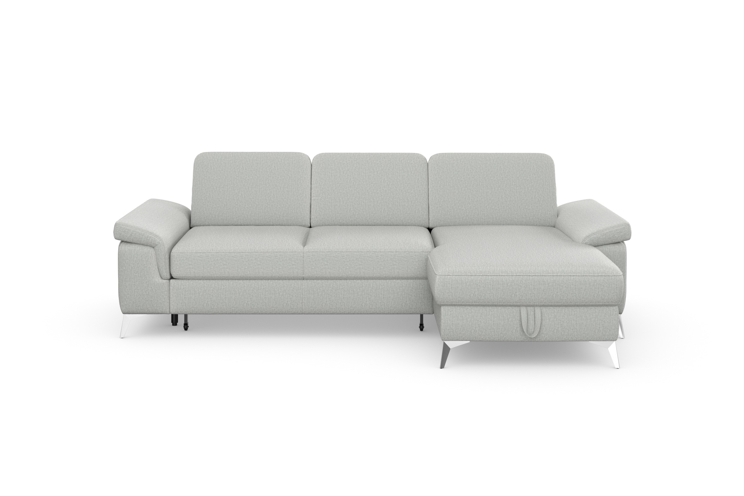 sit&more Ecksofa »Padua L-Form«, inklusive Sitztiefenverstellung, Armteilfunktion und Federkern