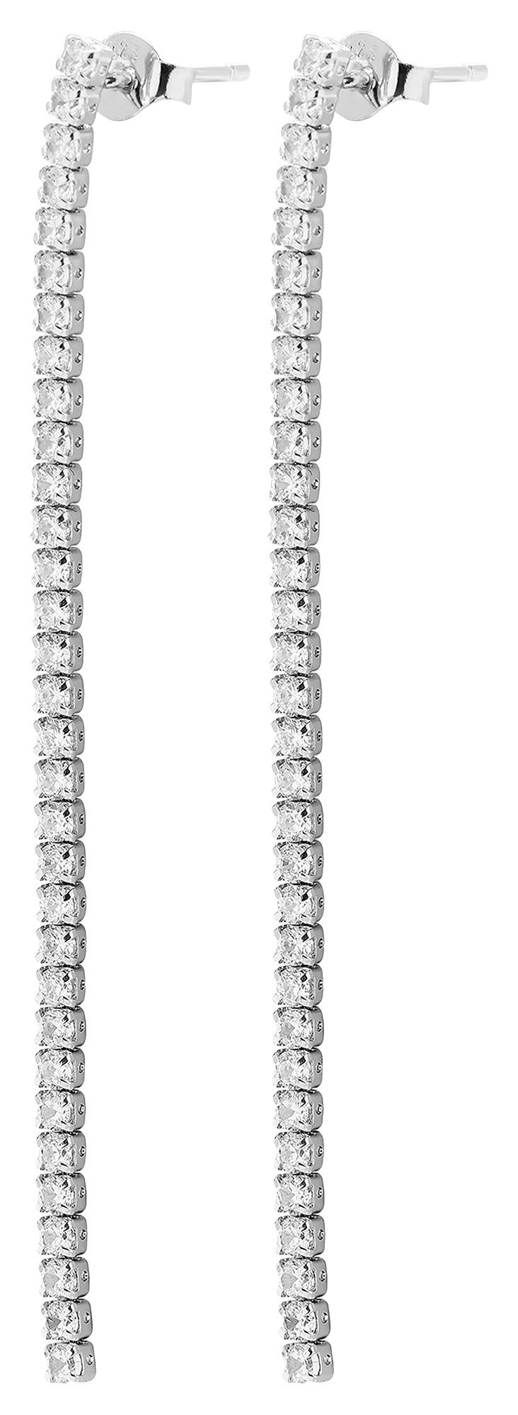 Adelia´s Paar Ohrstecker »Damen Ohrringe ¿ Ohrstecker aus 925 Silber mit Zirkonia«