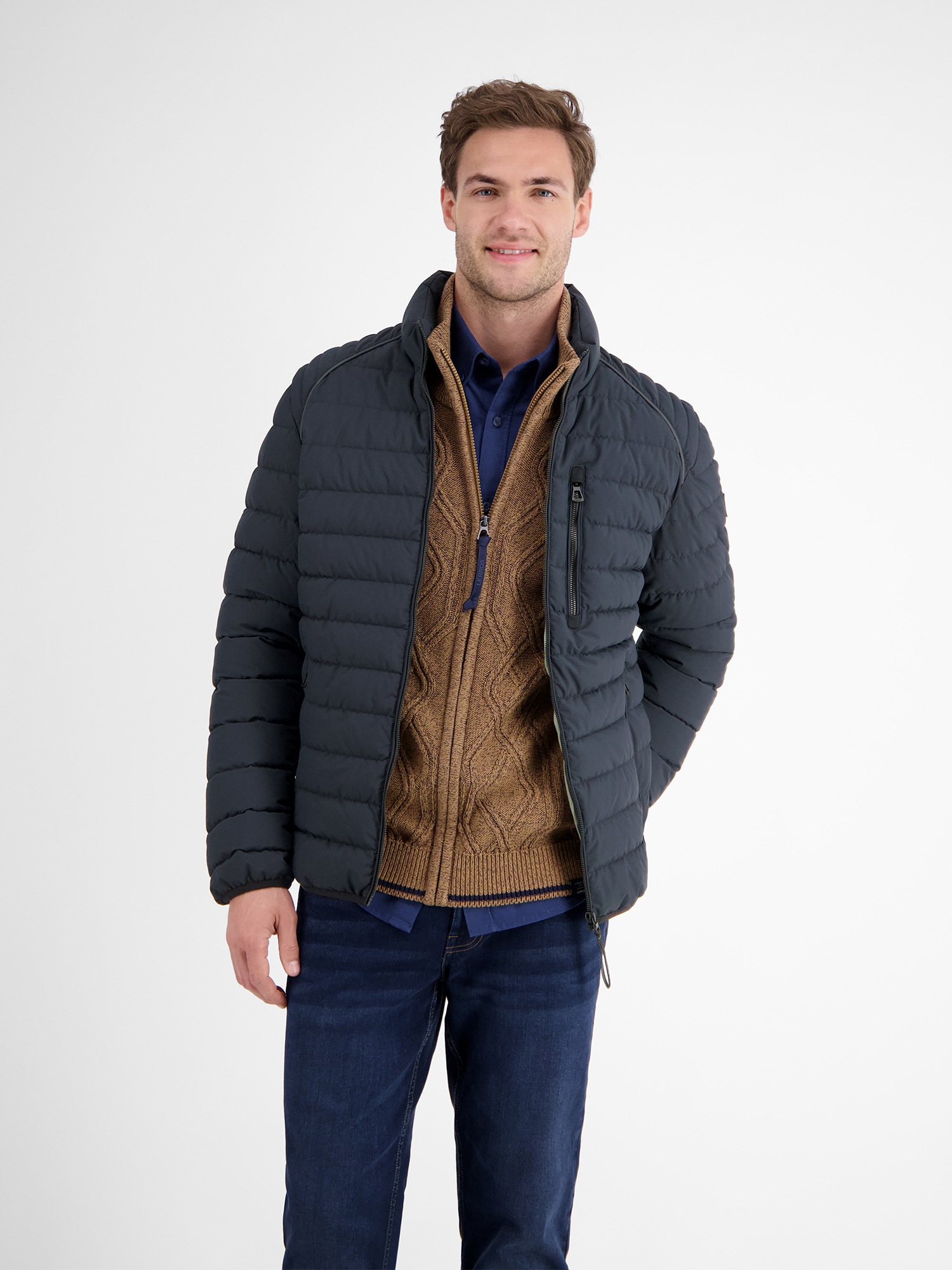 LERROS Steppjacke »LERROS Light-Weight Herren Steppjacke«, ohne Kapuze, Wasserabweisend, atmungsaktiv