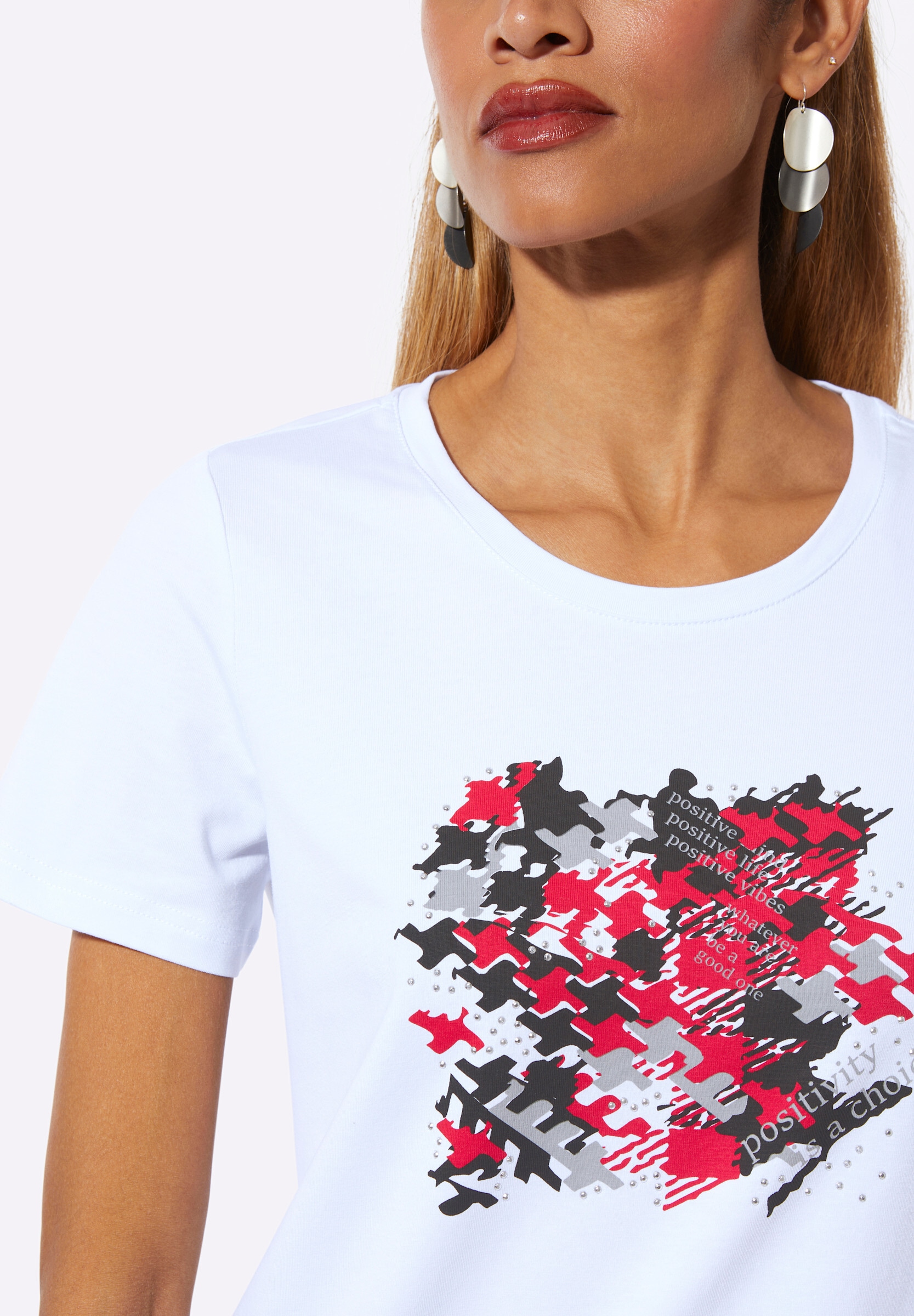 creation L T-Shirt »Shirt Rundhalsshirt«
