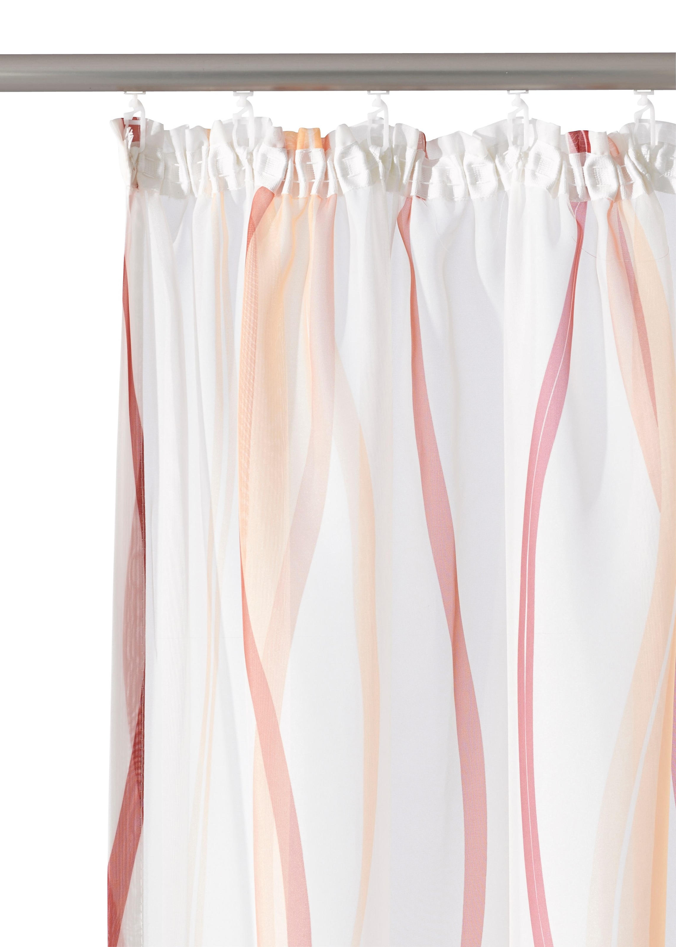 online my Transparent, Wellen (2 OTTO home bei 2er-Set, St.), Voile, Gardine »Dimona«, Polyester,