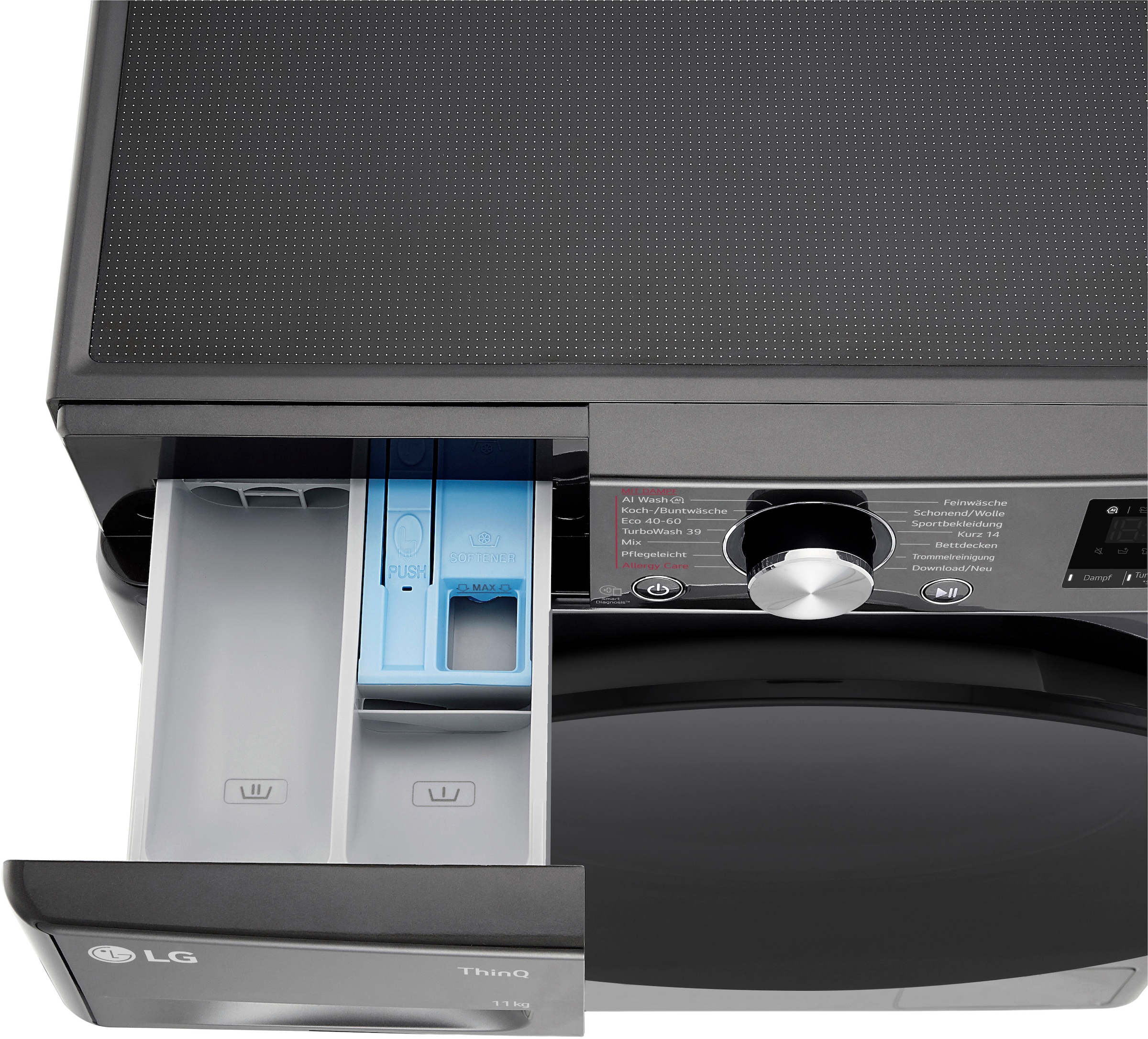LG Waschmaschine Serie 7 »F6WR701YB«, 11 kg, 1600 U/min, Steam Funktion