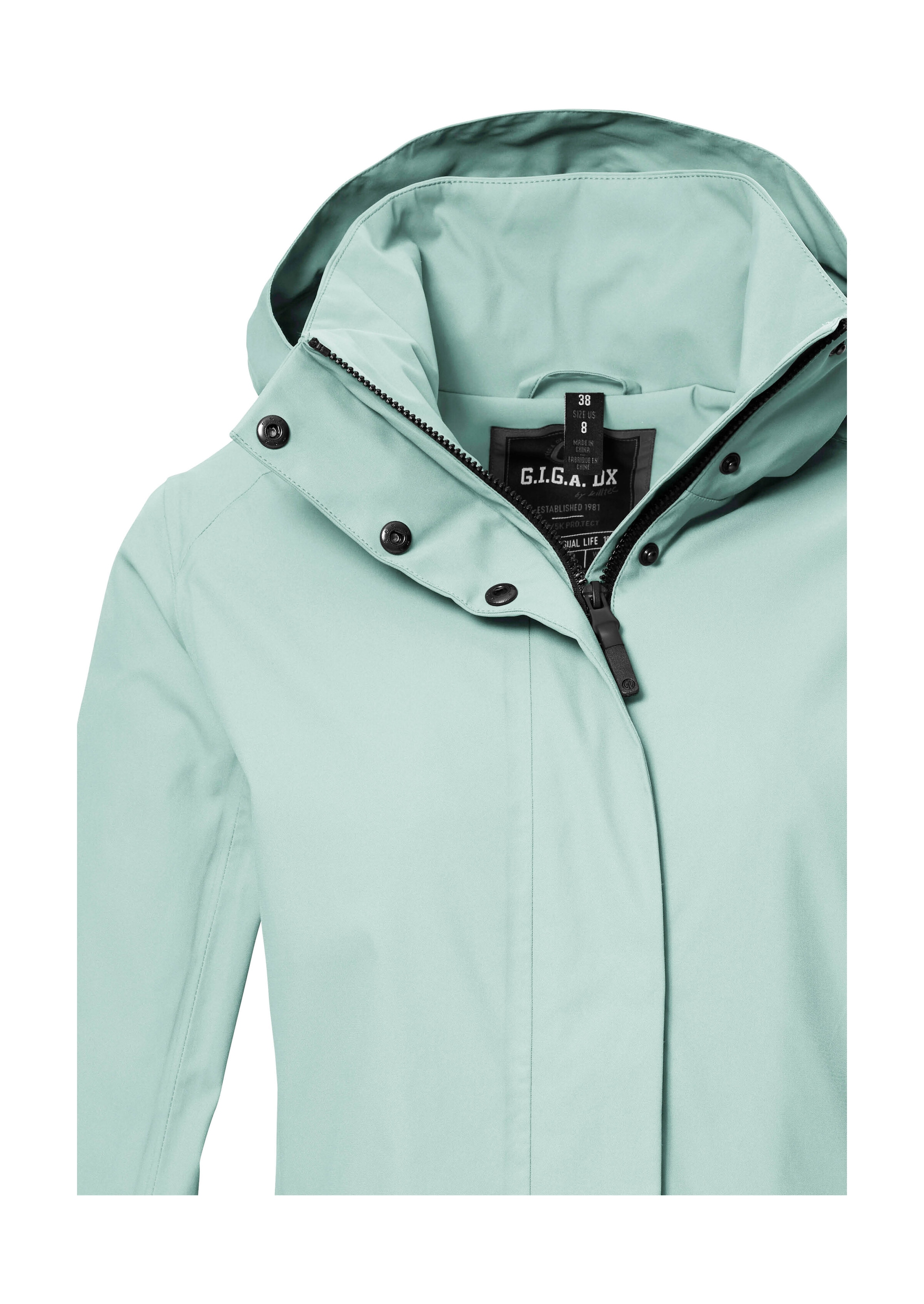 G.I.G.A. DX by killtec Funktionsjacke »GS 53 WMN JCKT«, Wasser- und winddichte Damenjacke mit abnehmbarer Kapuze, atmungsaktiv