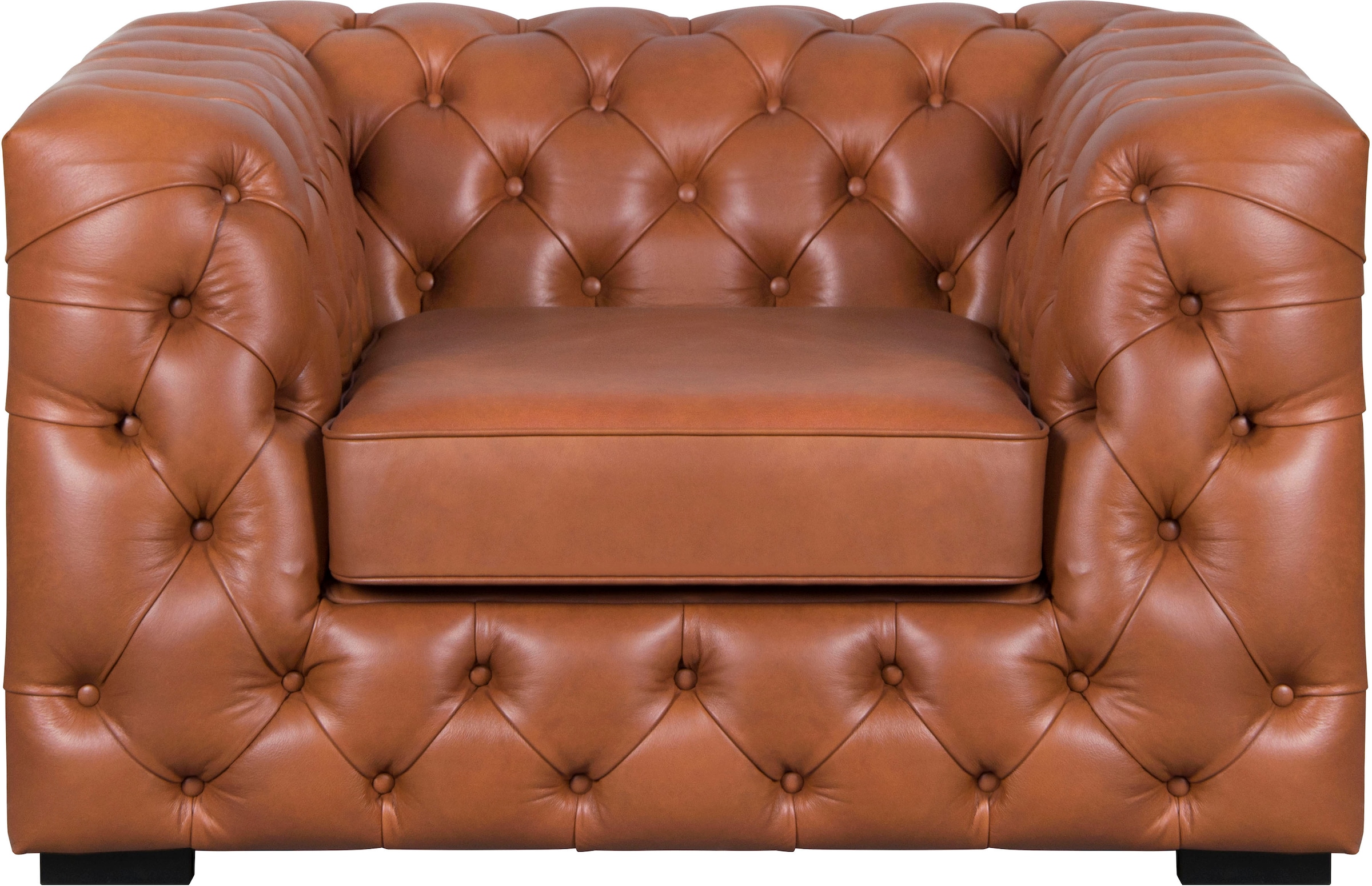 Chesterfield-Sessel »Kalina Sessel«, mit klassischer Chesterfield-Knopfheftung, sehr...