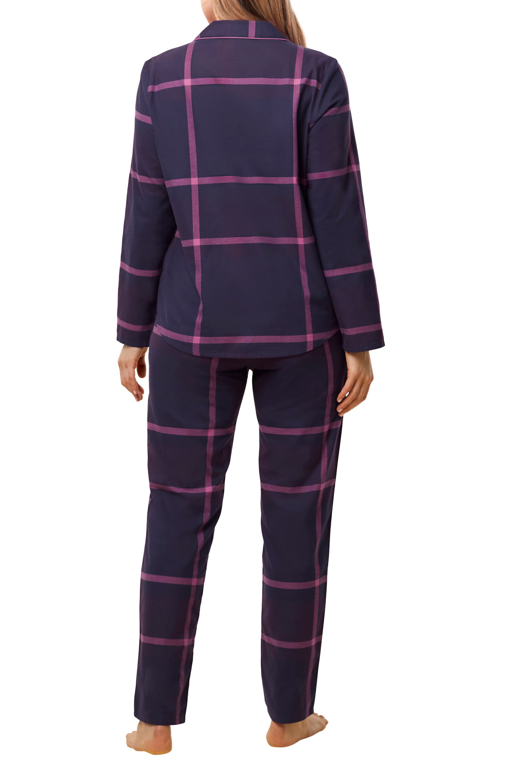 Triumph Schlafanzug »Boyfriend PW X Checks«, (Set, 2 tlg.), Pyjama mit seitlichen Taschen