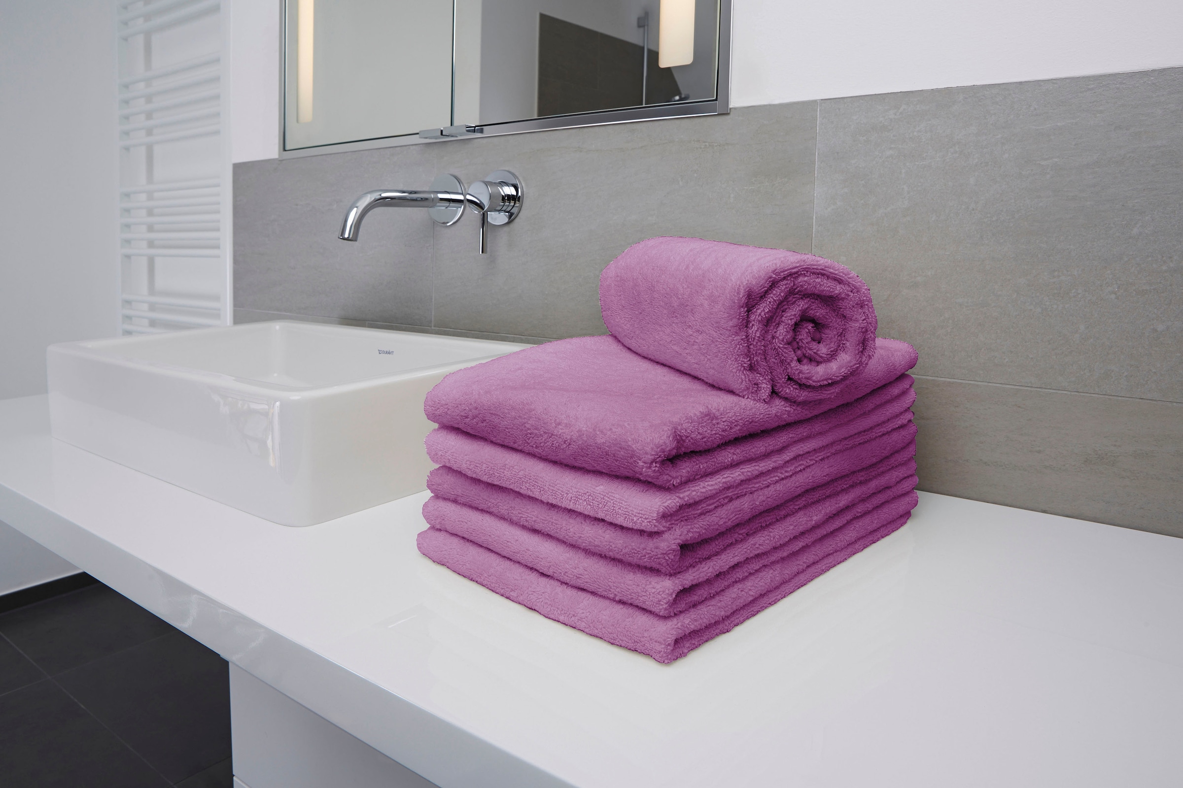 Primera Handtuch »Premium«, (2 St.), mit einer eleganten Chenille-Bordüre