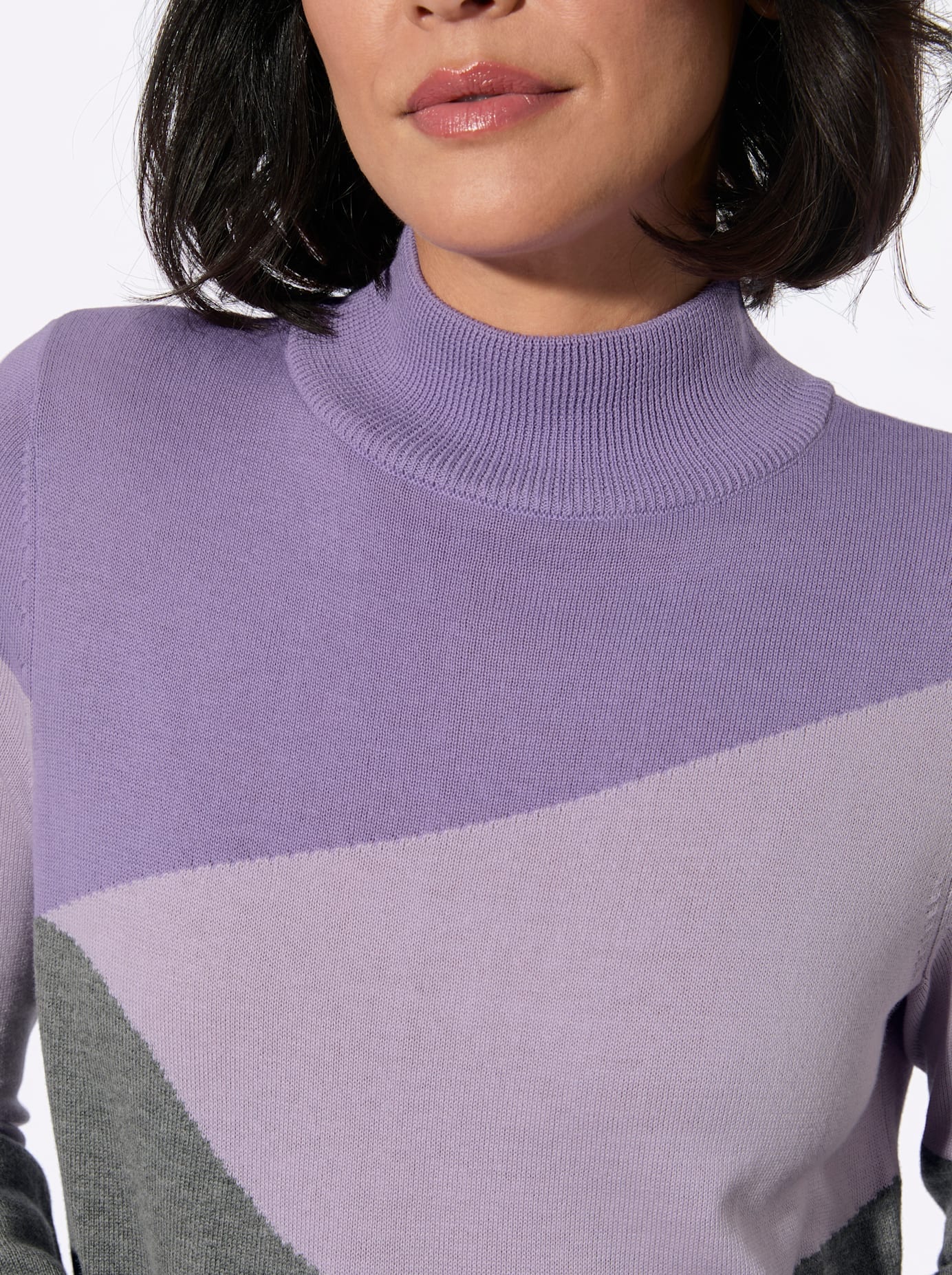 Casual Looks Strickpullover »Stehkragen-Pullover«