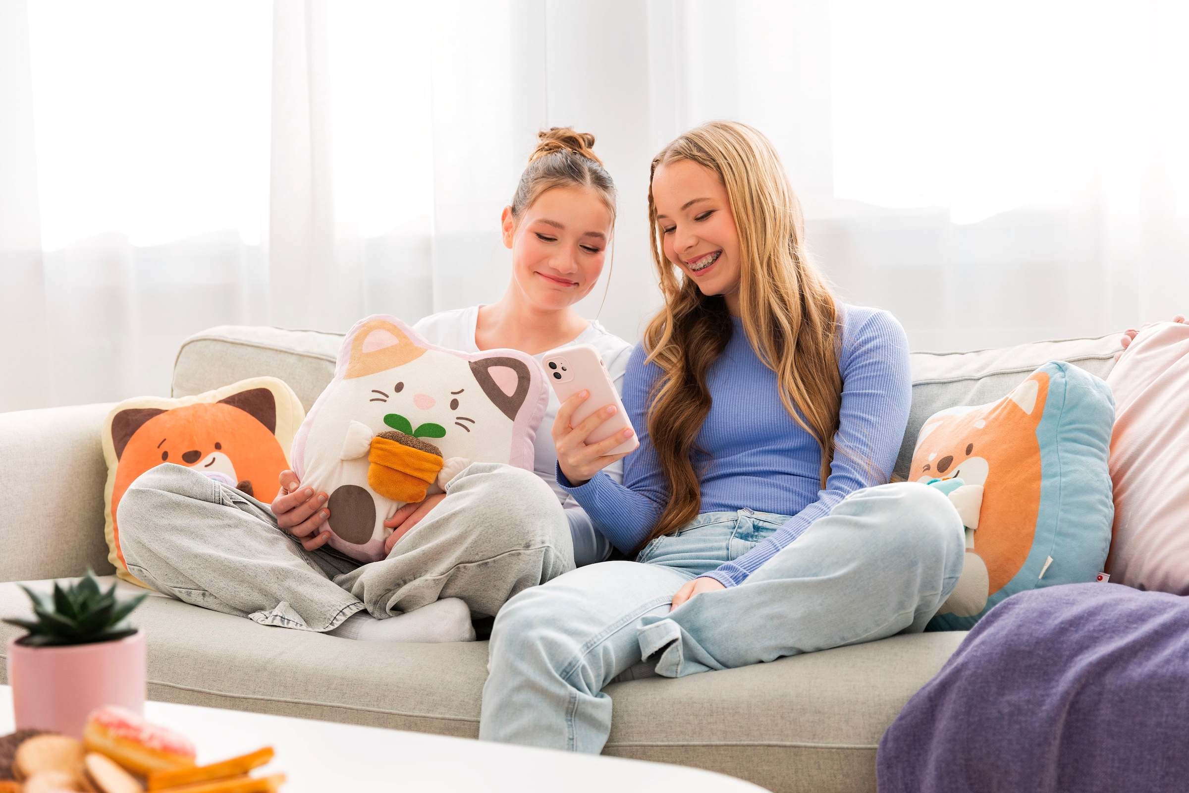 Nici Kuscheltier »mymochi, Fuchs Geeks mit Spielkonsole 35x33x12 cm«