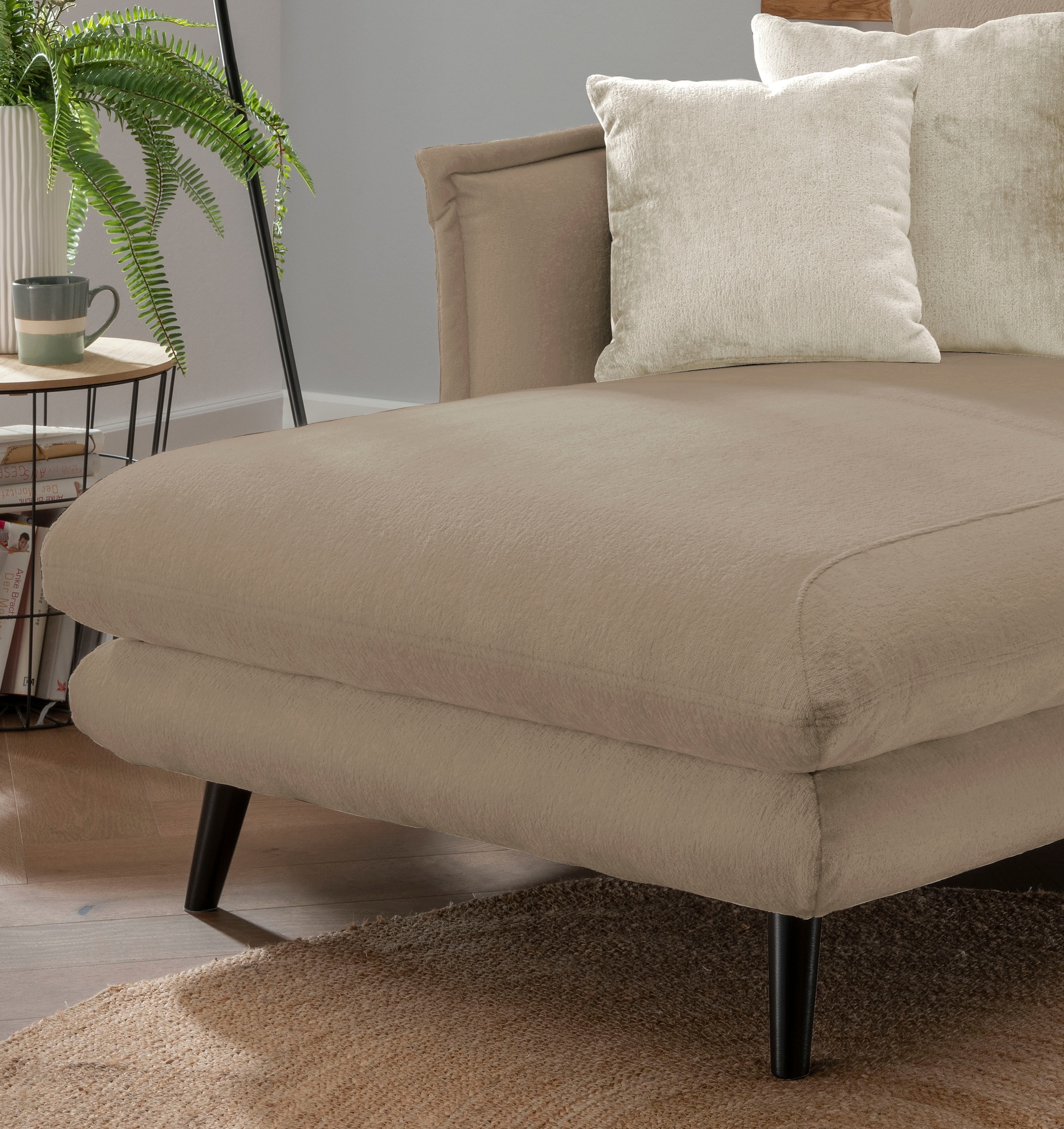INOSIGN Loveseat »Lazio«, moderner Sessel mit einer bequemen Polsterung, 2 Stk. Zierkissen