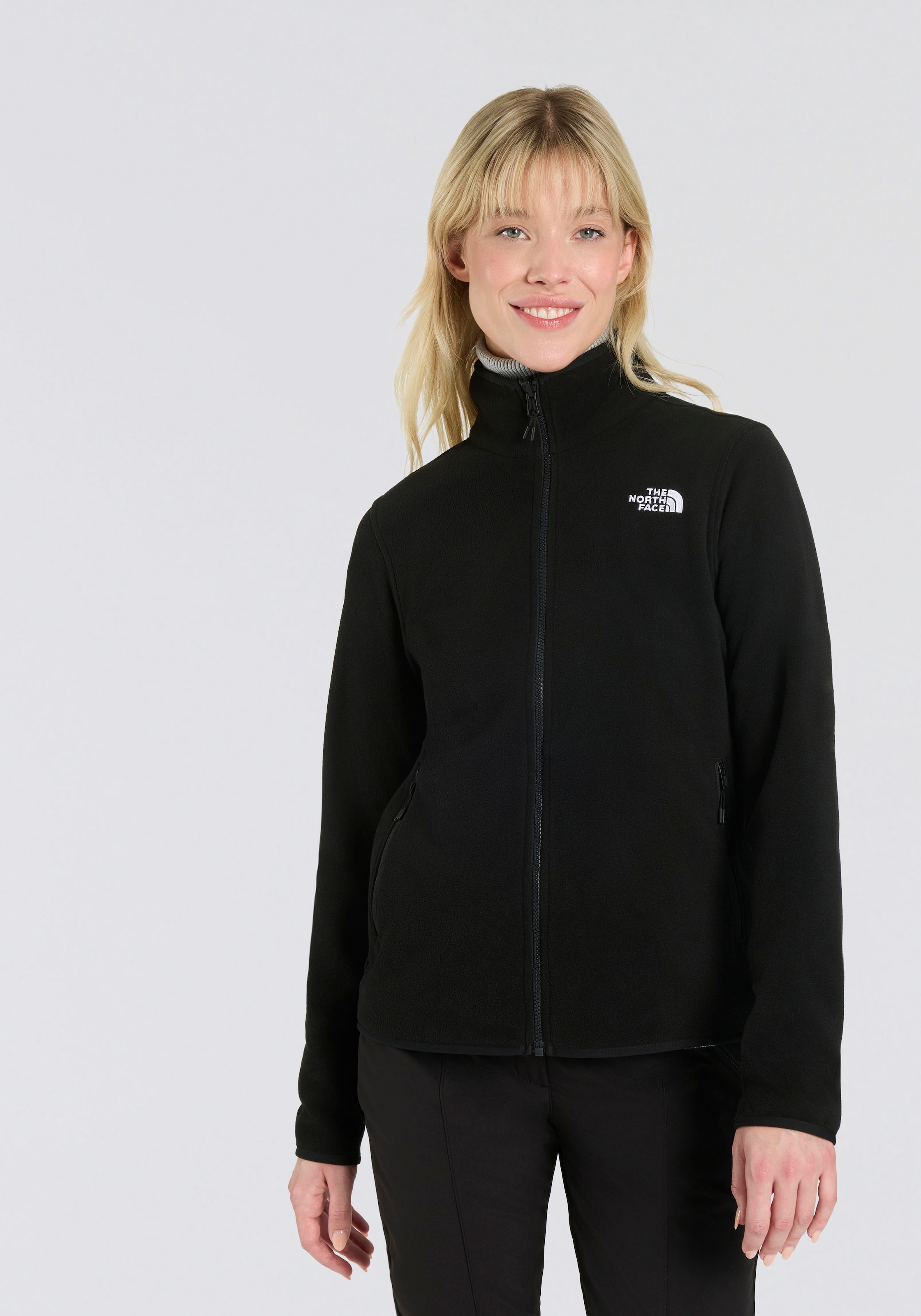The North Face Fleecejacke »W GLACIER FLEECE JACKET« 1 Stk. tlg. für Erwachsene, feuchtigkeitsabweisendes Material, sportlicher Stil