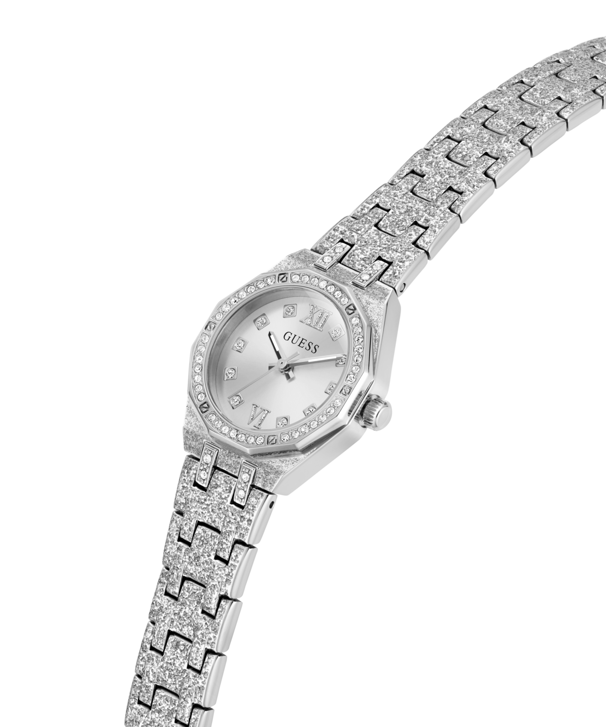 Guess Quarzuhr »PIXIE« Armbanduhr, Damenuhr, Edelstahlarmband, analog