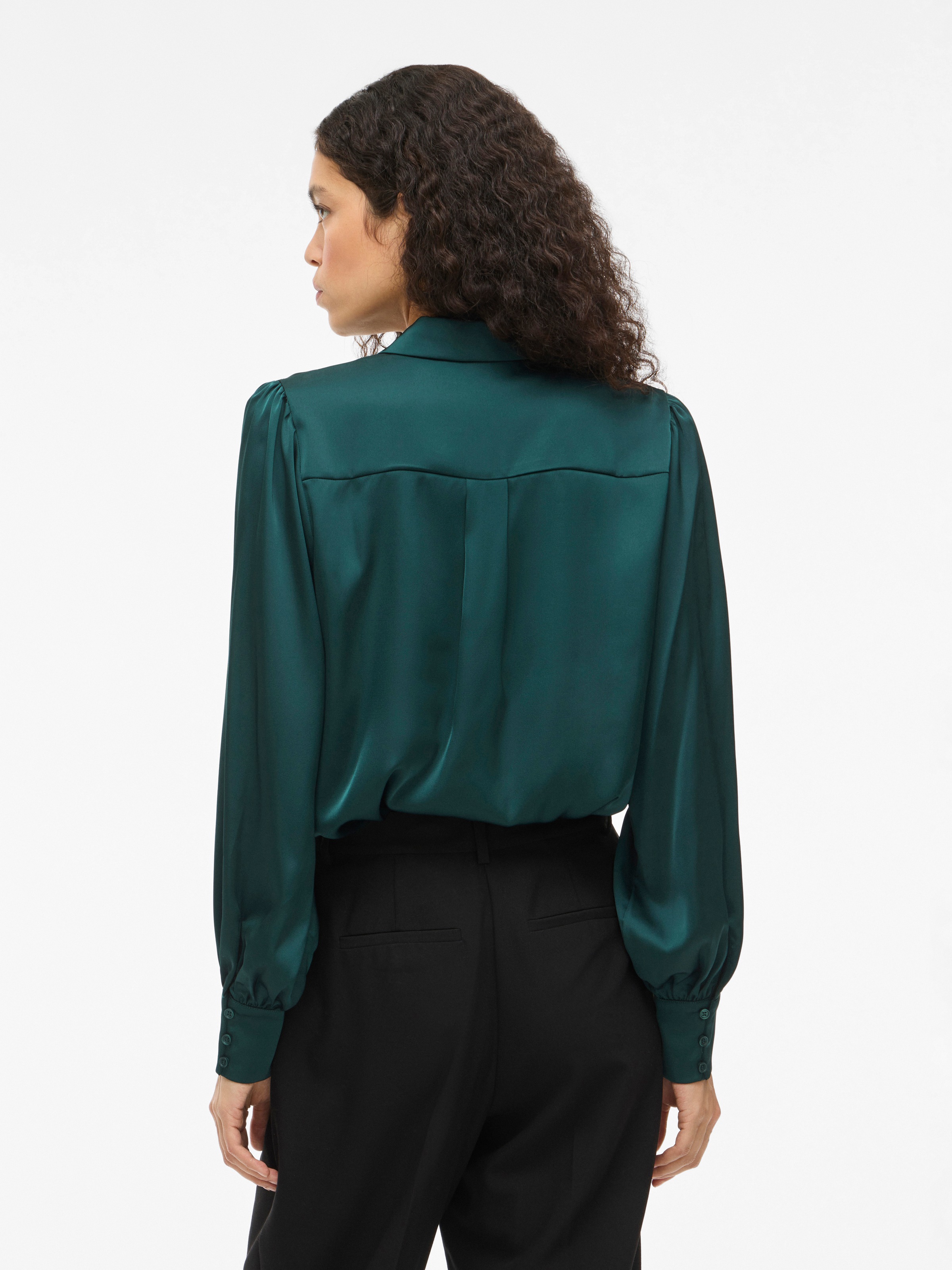 Vila Langarmbluse »VIENNA RAVENNA L/S BALLOON SHIRT - NOOS«
