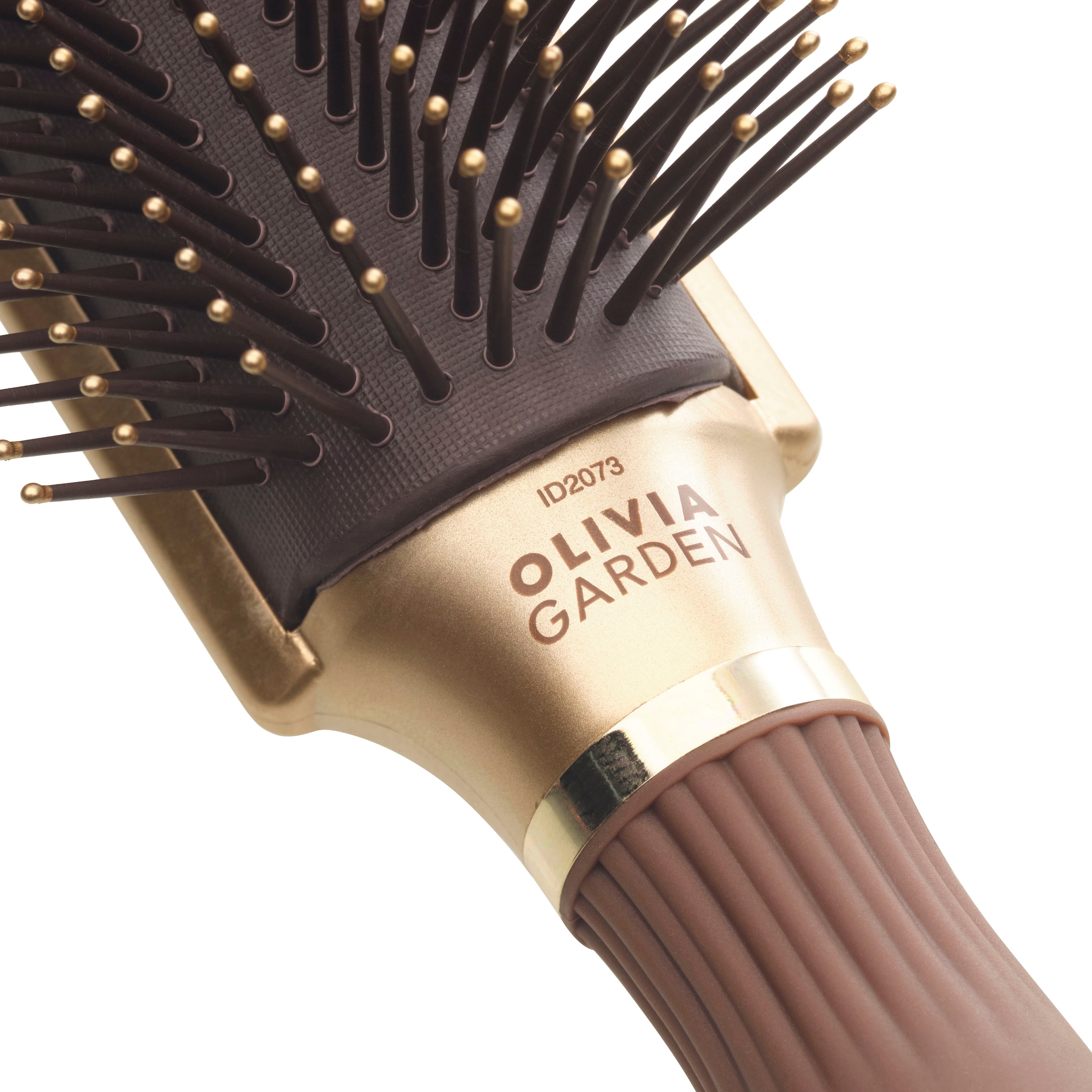 OLIVIA GARDEN Haarbürste »EXPERT STYLE CONTROL Nylon Bristles Gold&Brown«
