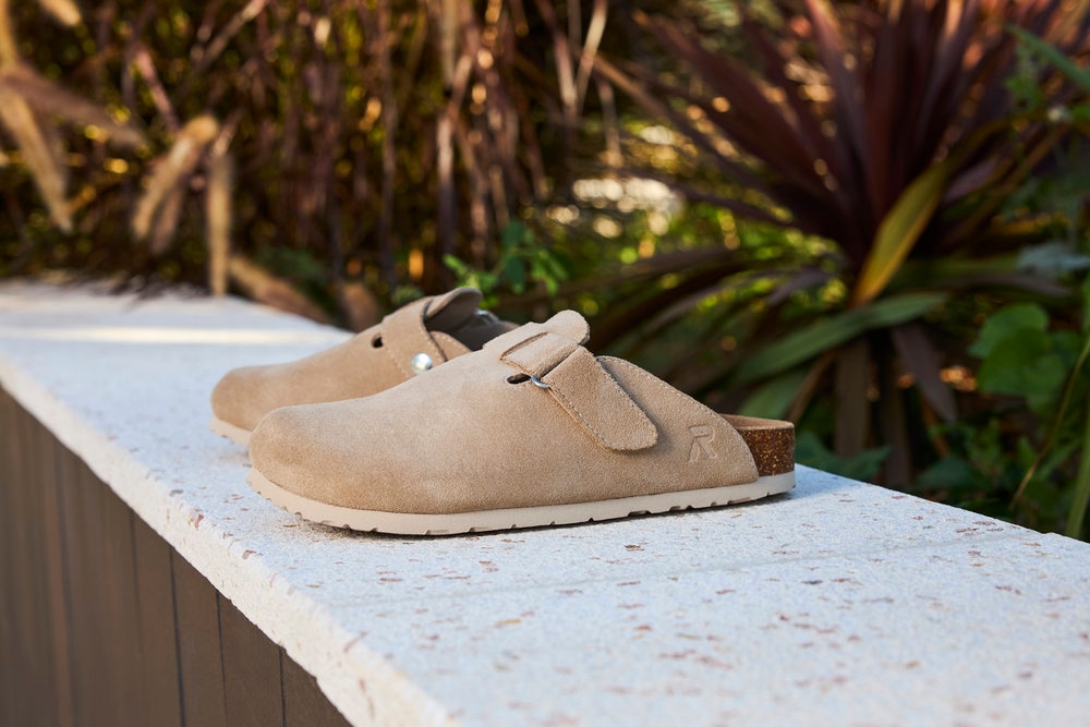 Rieker Clog  Pantolette, Hausschuh, Sommerschuh mit Klettriemchen