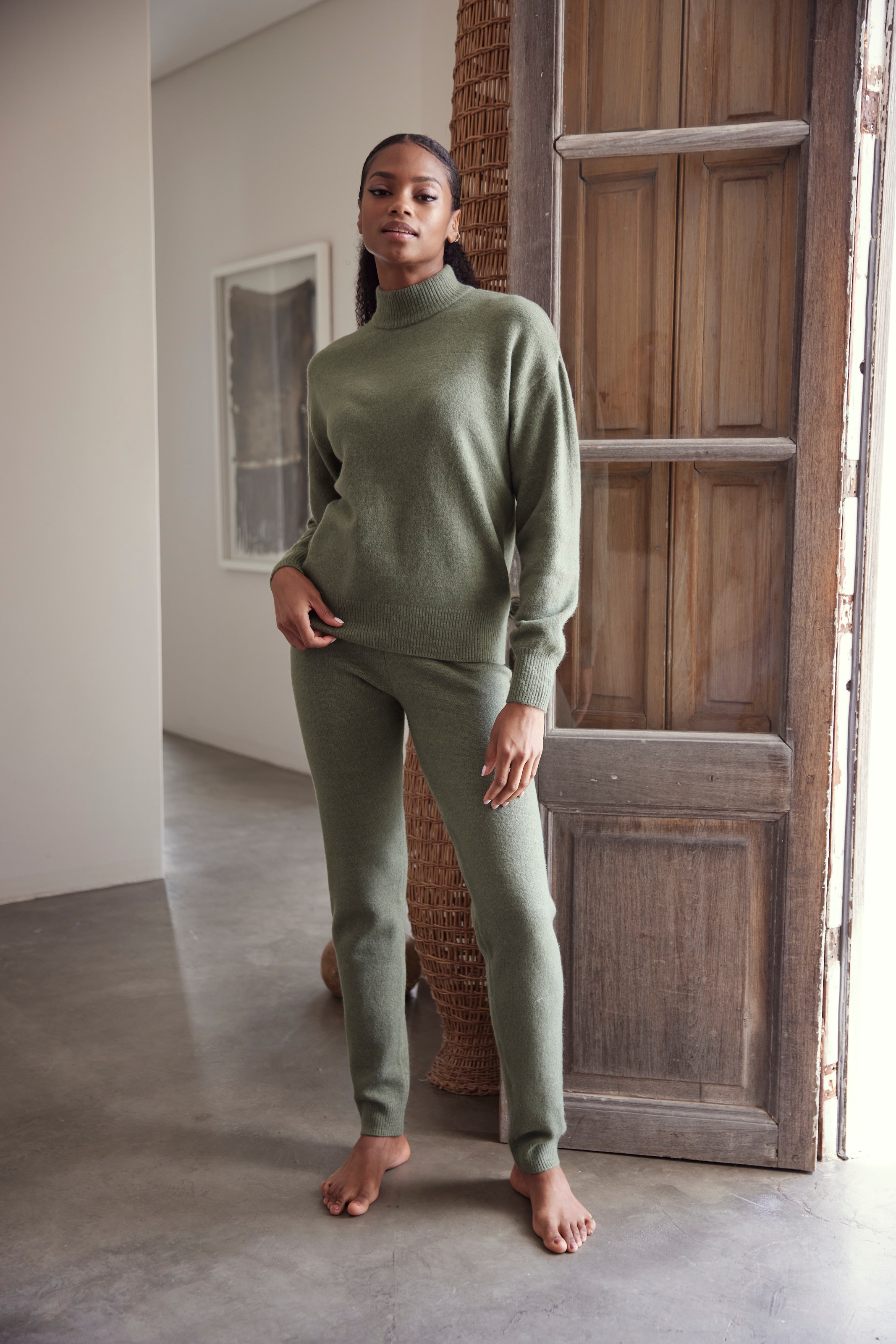 LASCANA Strickhose, aus weichem Strick, Loungewear