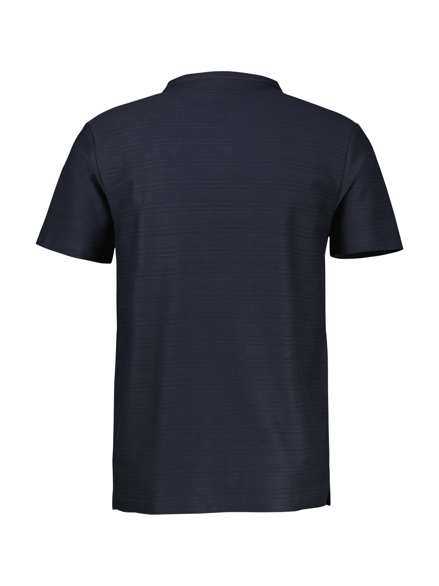 LERROS Kurzarmshirt, mit Serafino-Kragen und Knopfleiste