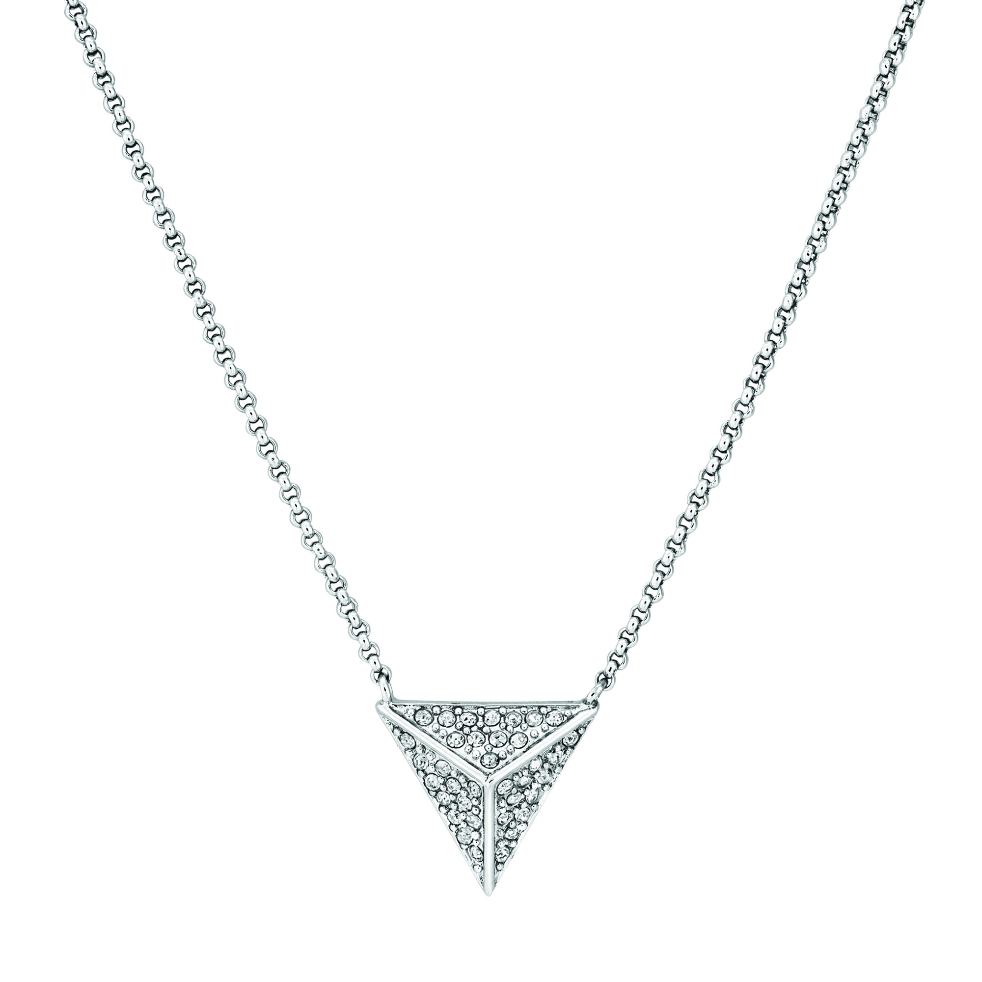 Buckley London Collier »Messing rhodiniert mit Kristallen«, Collier