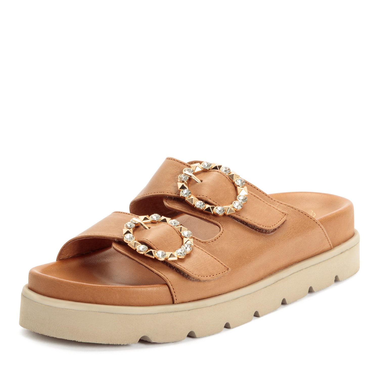 Tamaris Pantolette  Sommerschuh mit schmuckbesetzten, verstellbaren Schnallen