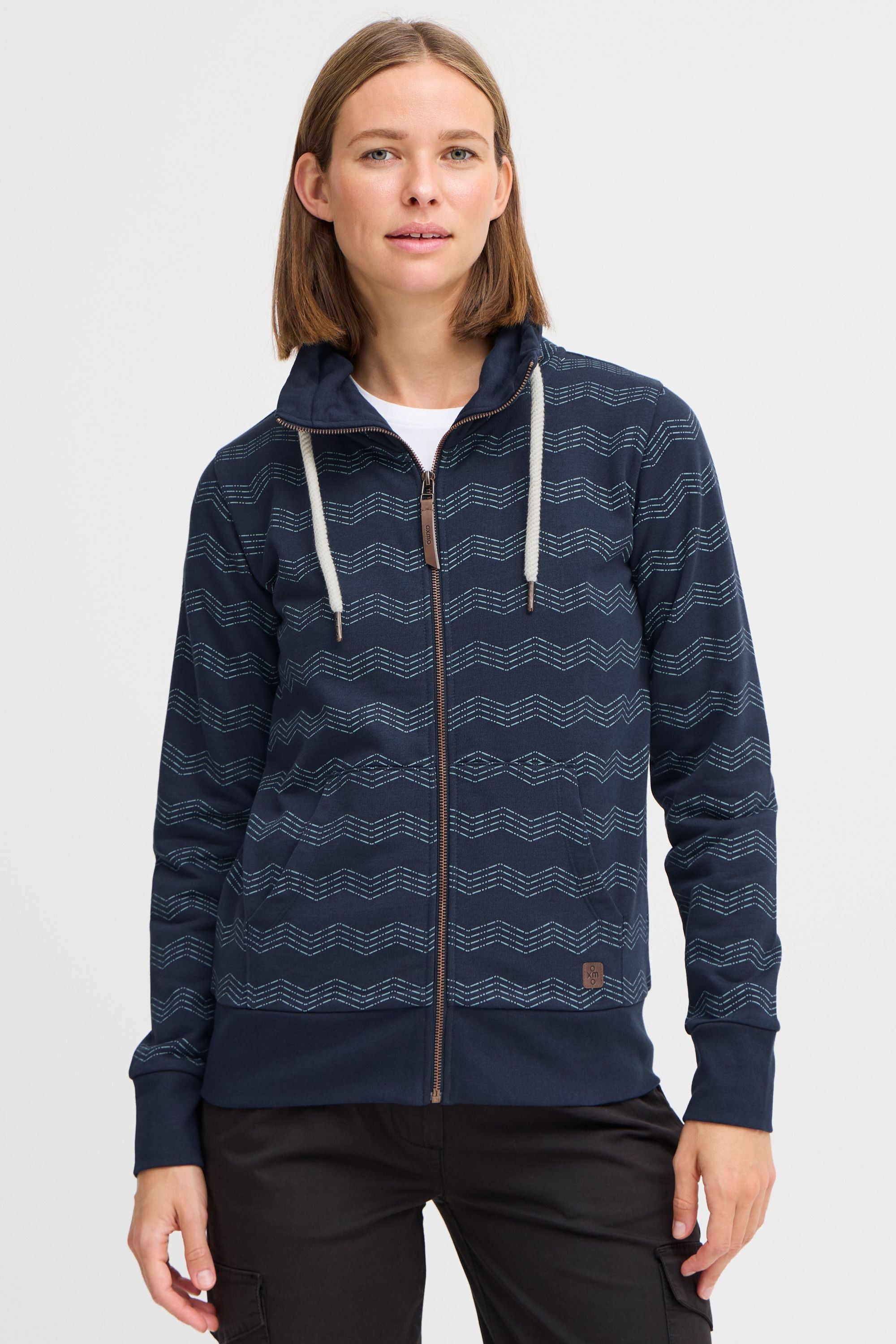 OXMO Sweatjacke »Strickjacke OXVANTA«