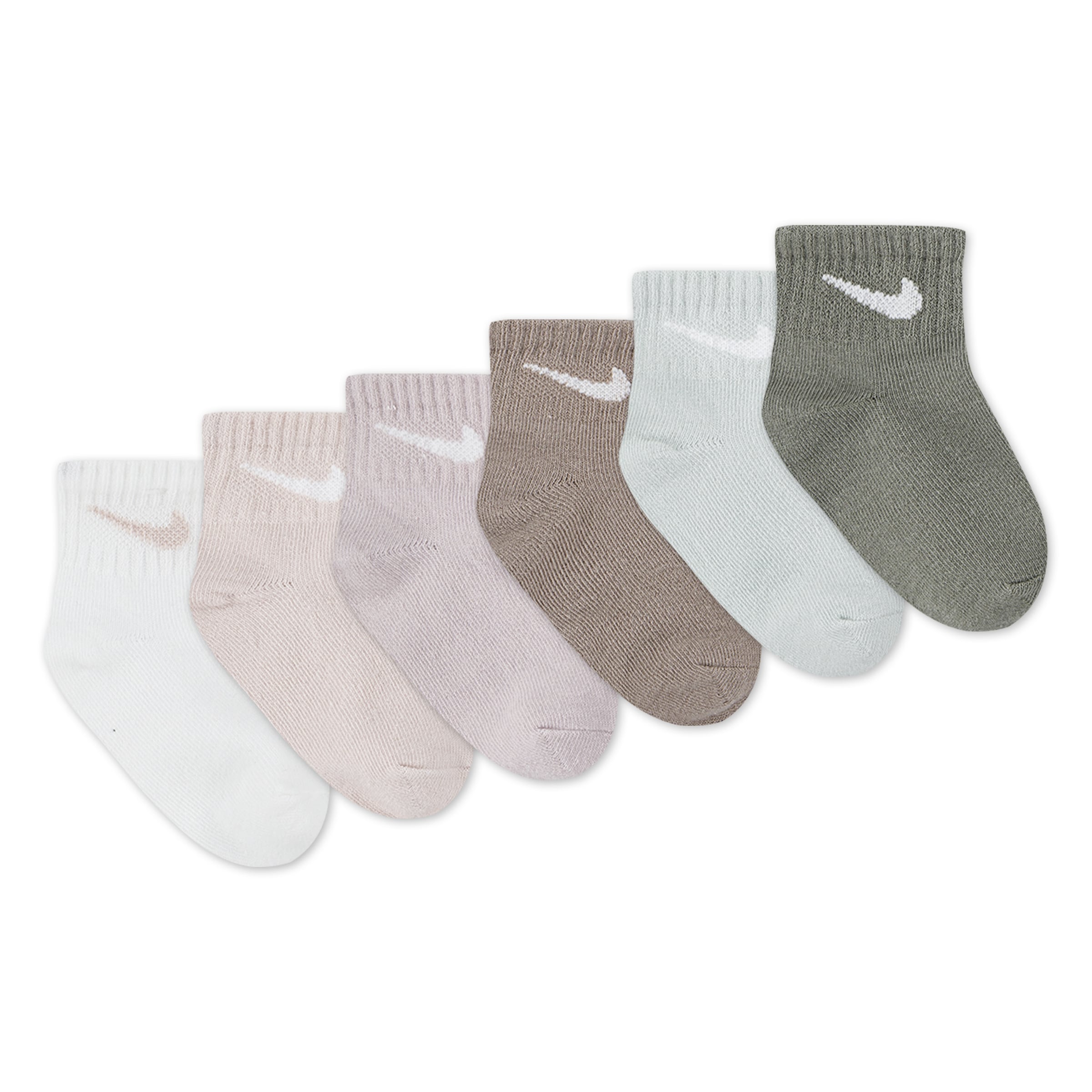 Nike Sportswear Sportsocken 6 Paar tlg. für Babys, sportlicher Stil, elastische Passform