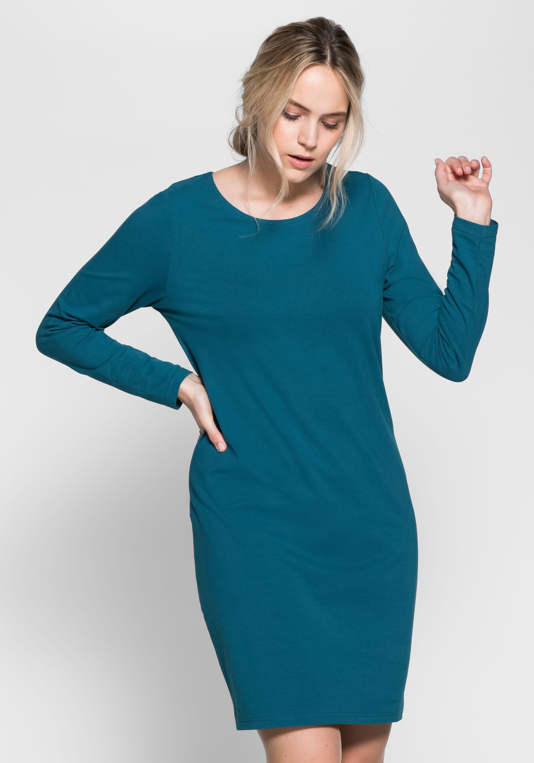Sheego Shirtkleid, in besonders trageangenehmer Qualität