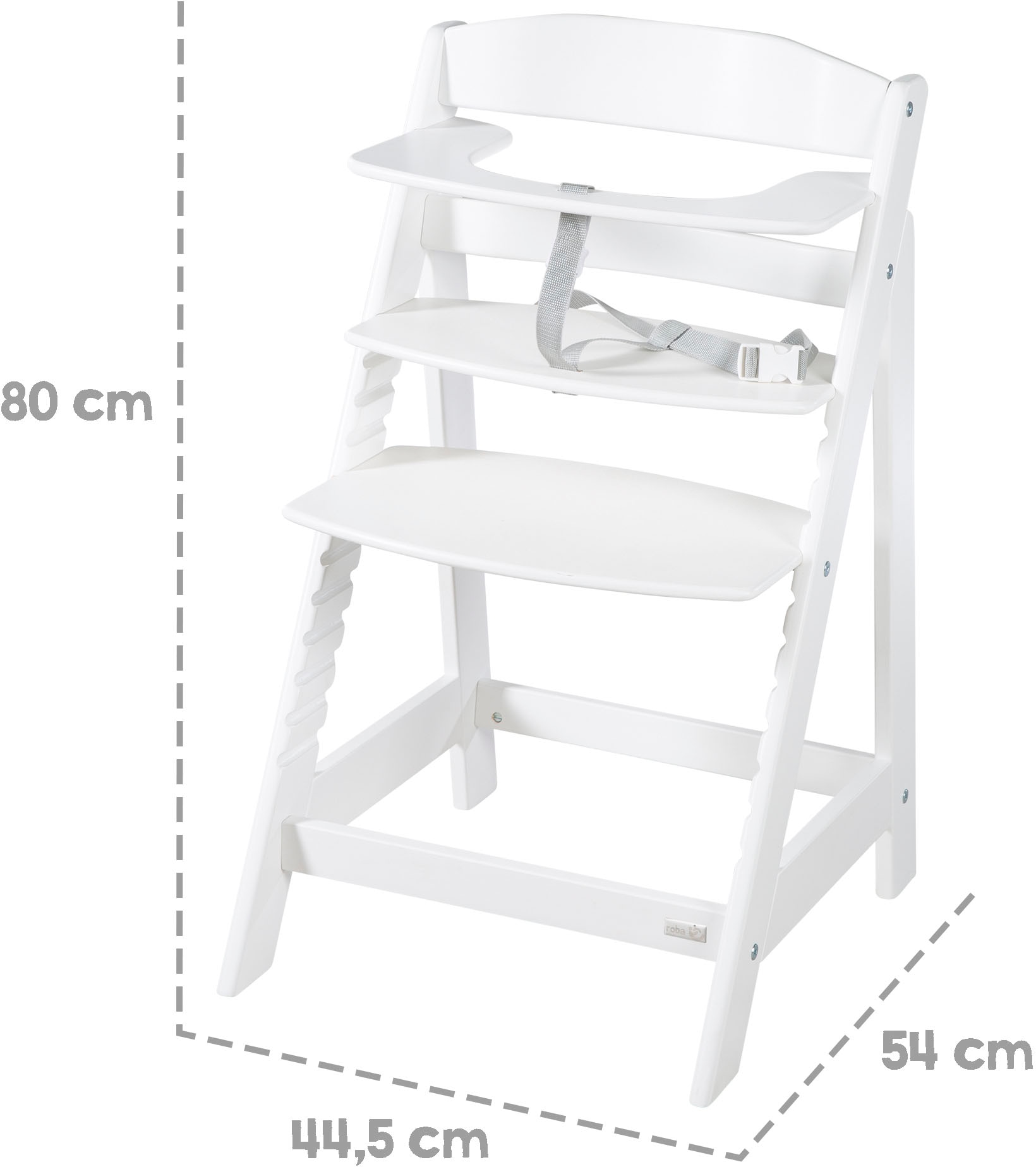 roba® Hochstuhl »Sit Up Flex, weiß«, aus Holz