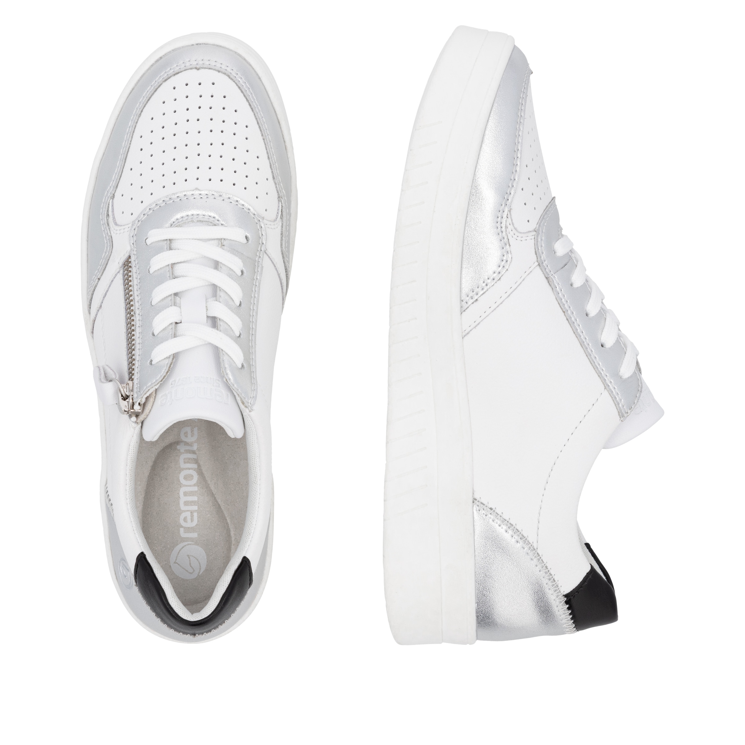 Remonte Plateausneaker, Freizeitschuh, Halbschuh, Schnürschuh mit Schaftrandpolsterung