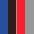 rot, grau, schwarz, navy-uni