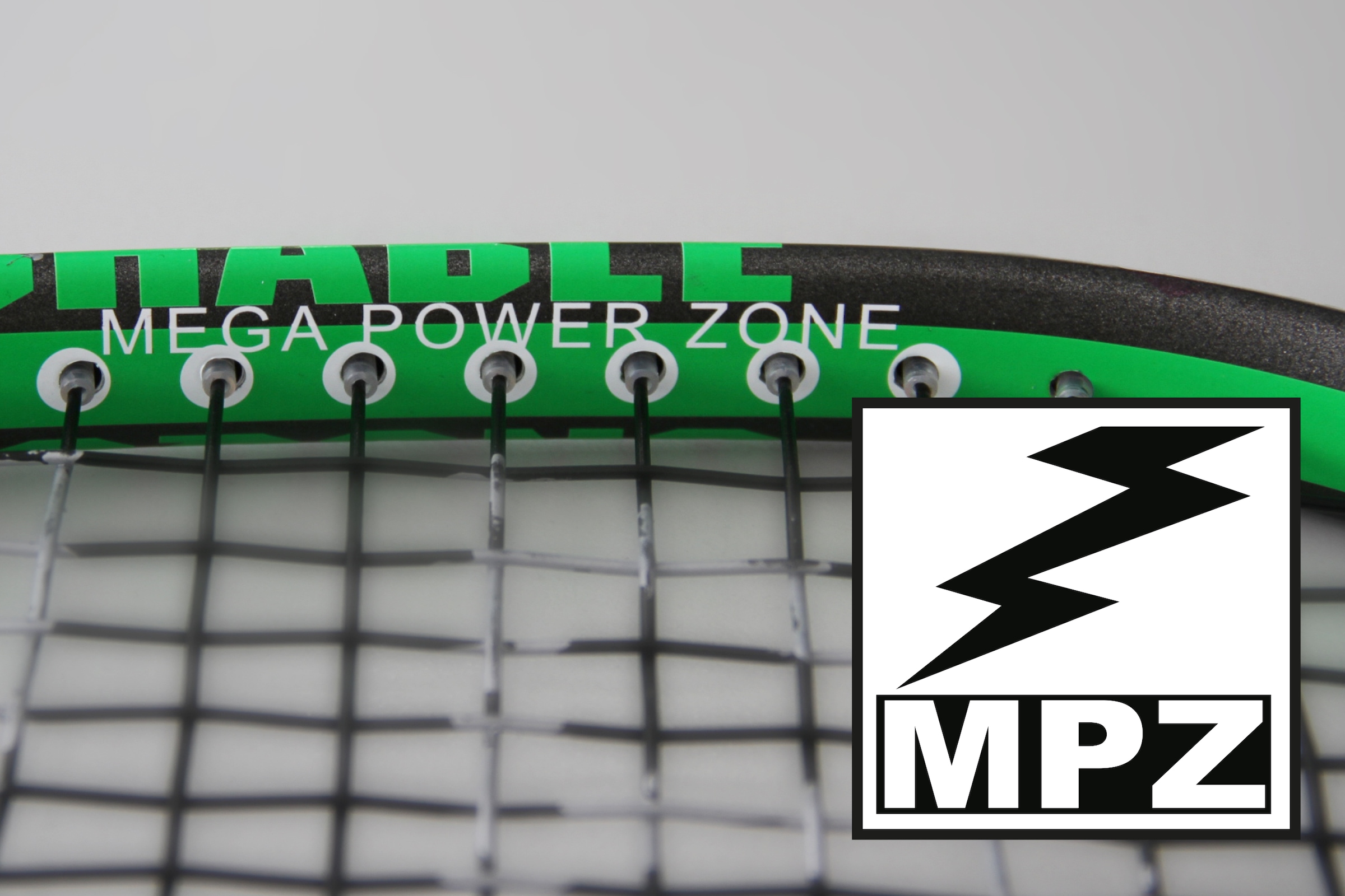 Unsquashable Squashschläger »Inspire Y-8000«, Carbon4-Kevlar, MPZ, AVH, US 600-Saite, schwarzes Griffband, nur 155g