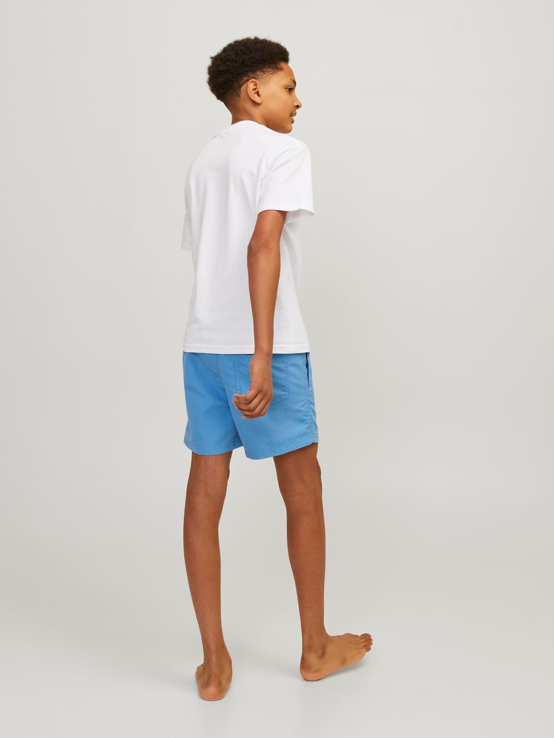 Jack & Jones Junior Badeshorts »JPSTFIJI JJSWIM DOUBLE LOGO LY SN JNR«