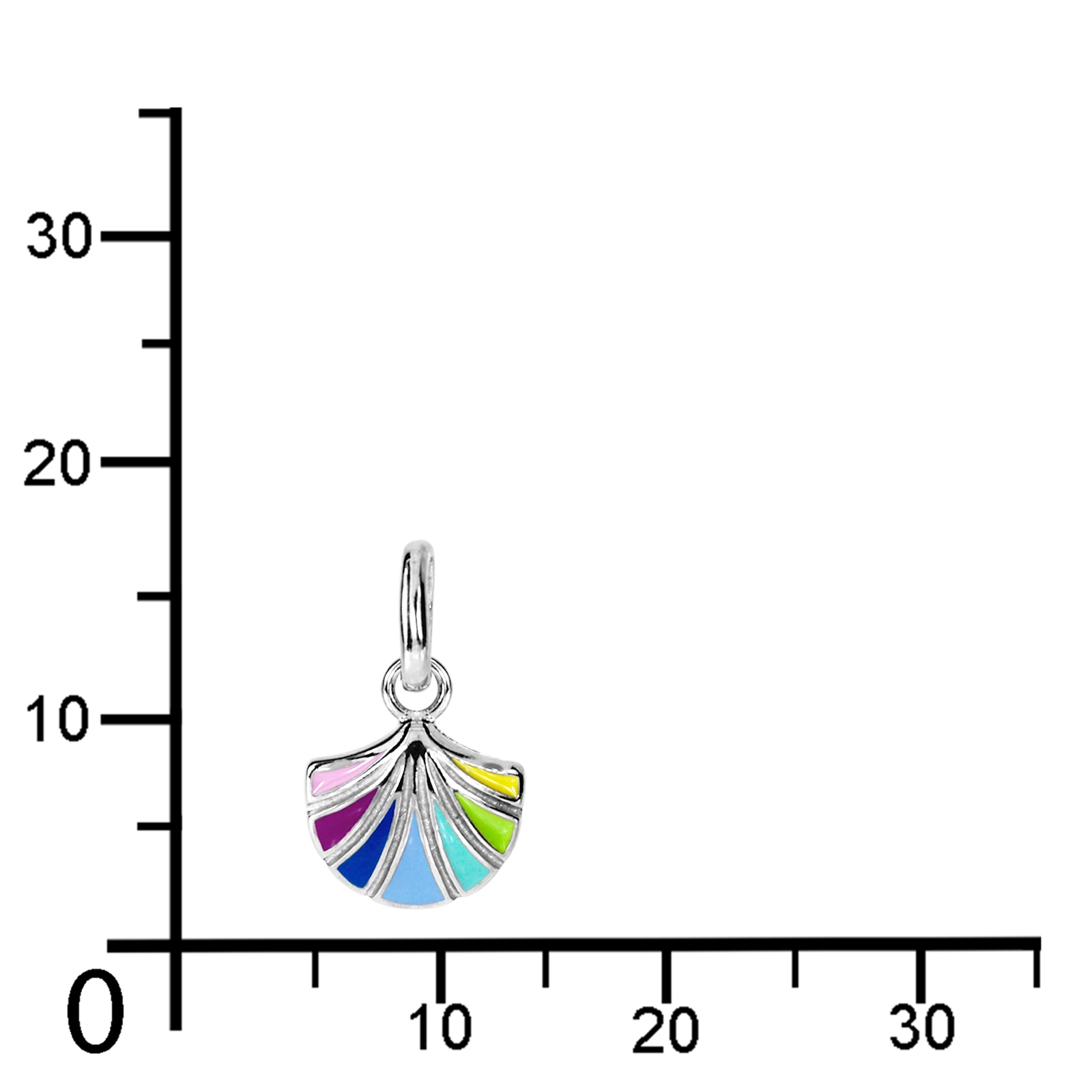 OSTSEE-SCHMUCK Kettenanhänger »- Blüte - Silber 925/000 -,«