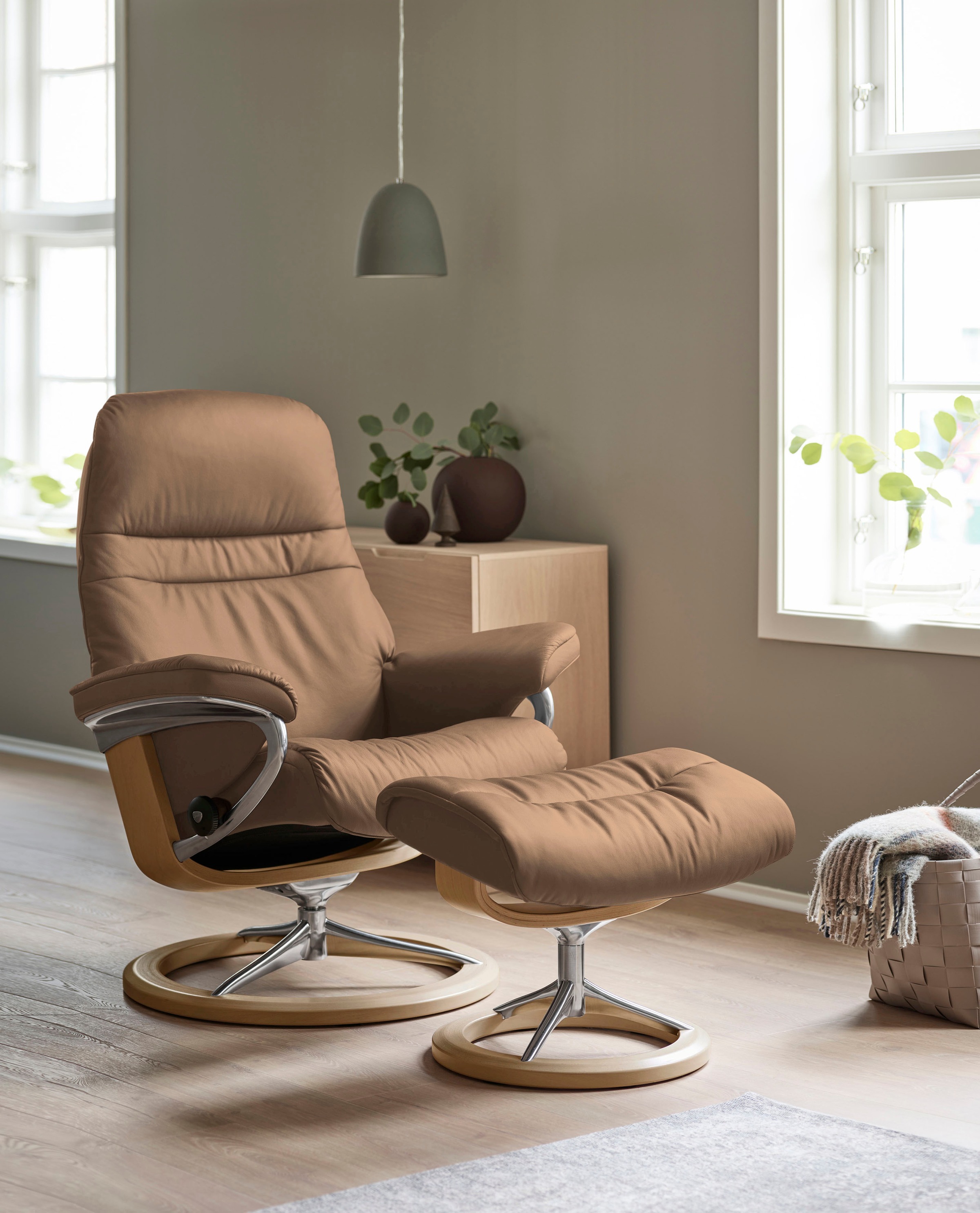 Stressless® Fußhocker »Sunrise«, mit Signature Base, Gestell Eiche