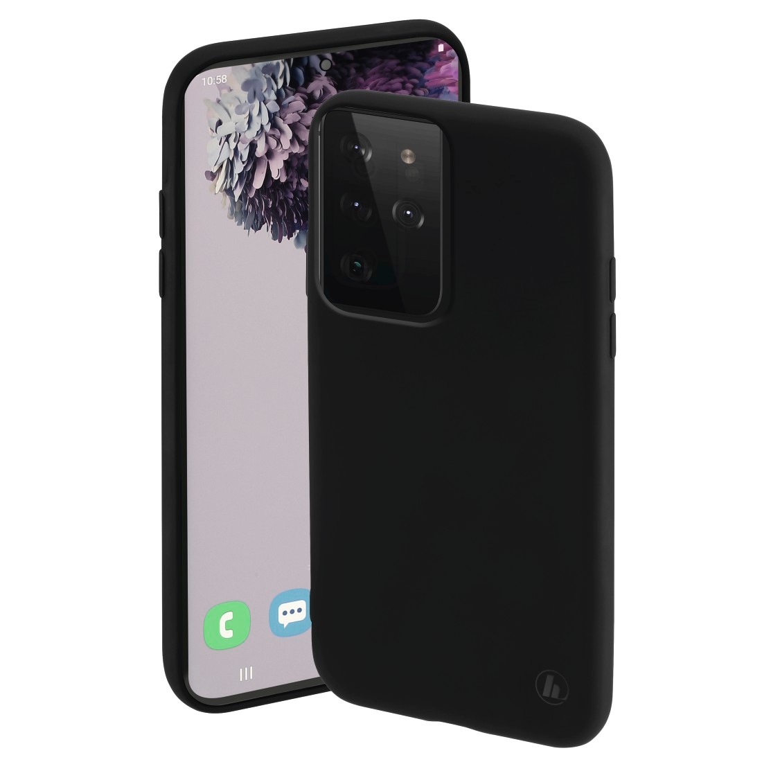 Hama Backcover »Smartphone-Cover Finest Feel«, Samsung Galaxy S21 Ultra 5G, für Samsung Galaxy S21 Ultra (5G), Schwarz