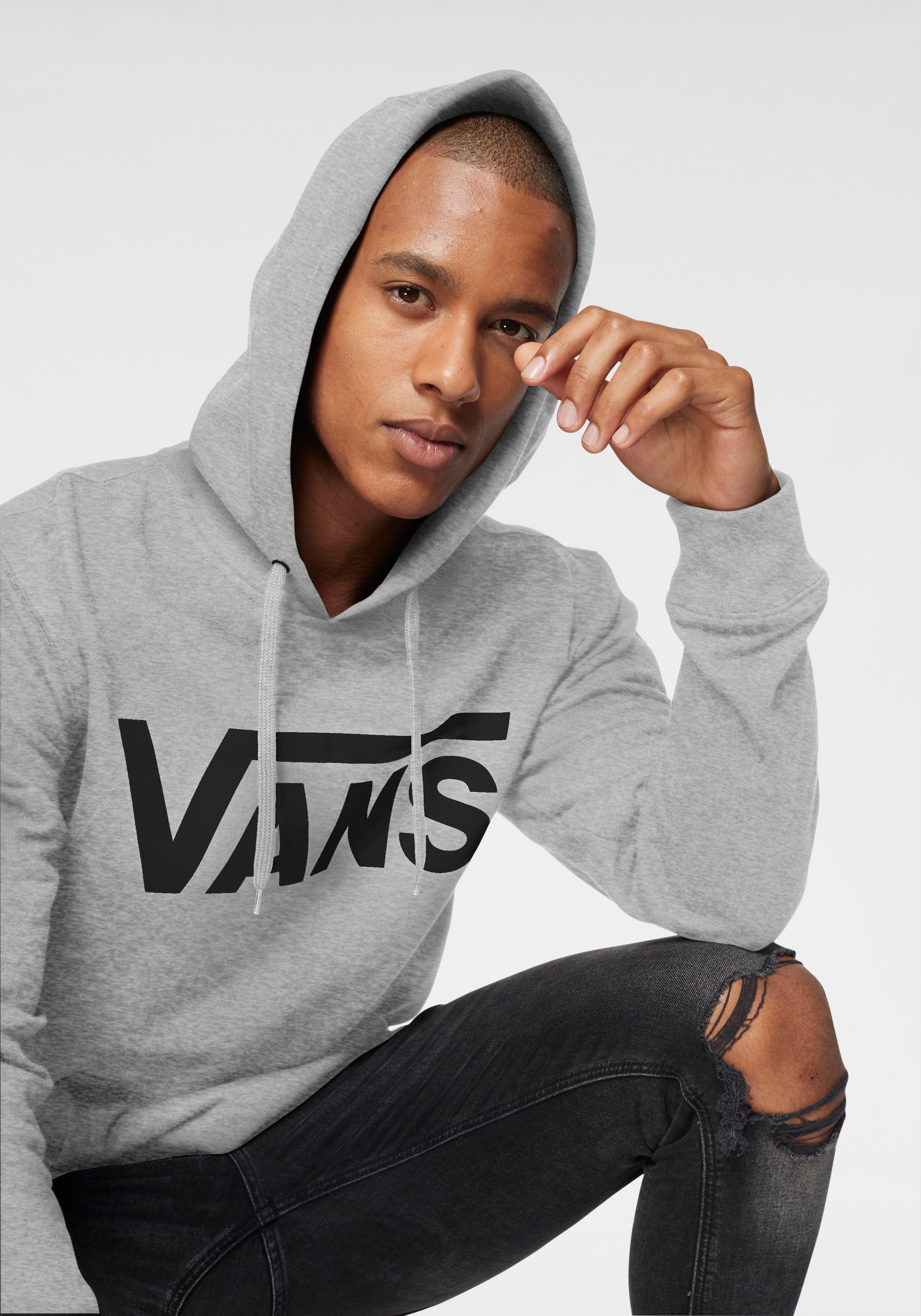 Vans Kapuzensweatshirt »MN VANS CLASSIC PO HOODIE II«, Kapuzenpullover mit großem Logoprint