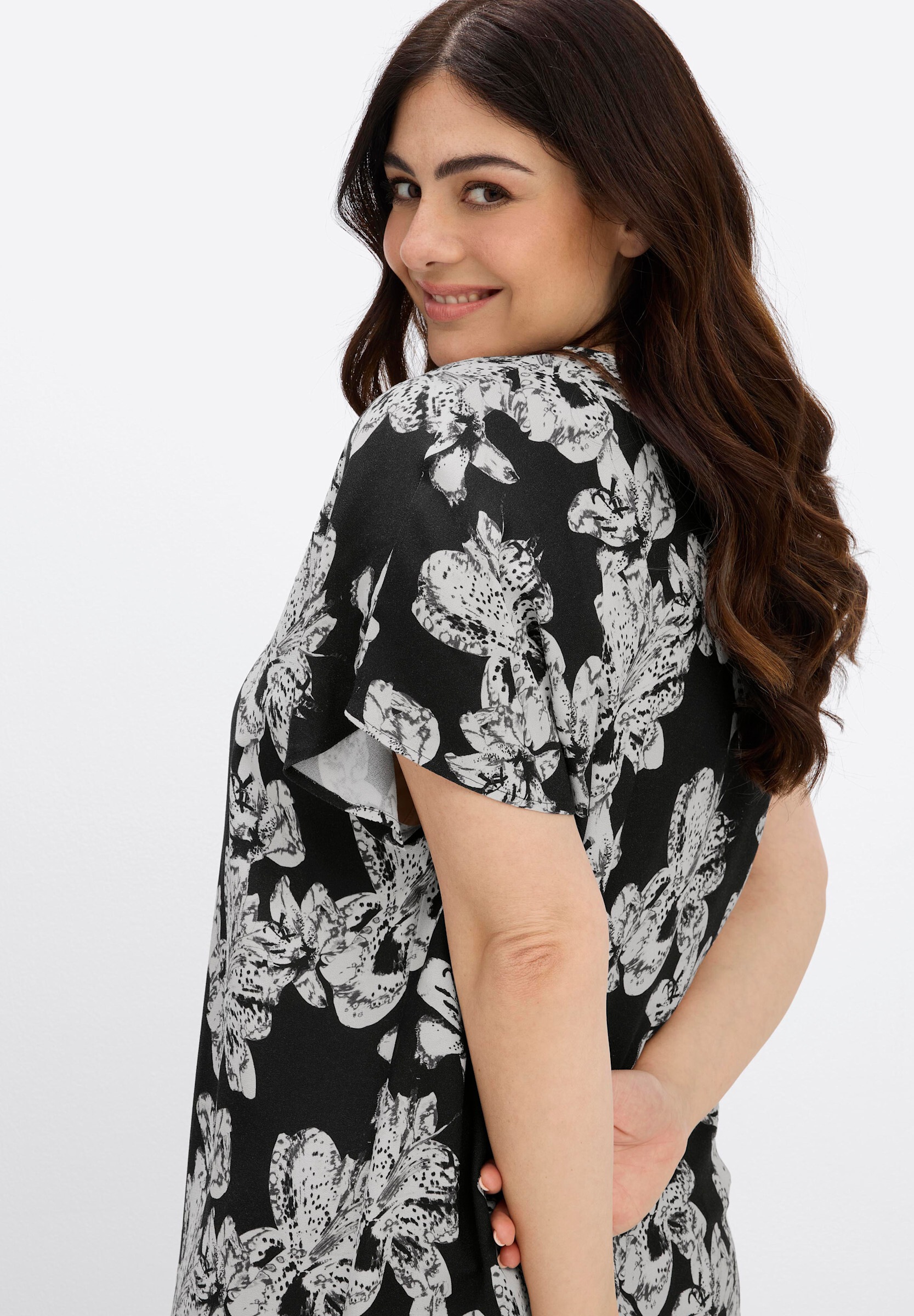 Sheego Longbluse »Tunika Tunika mit 3/4-Ärmeln«