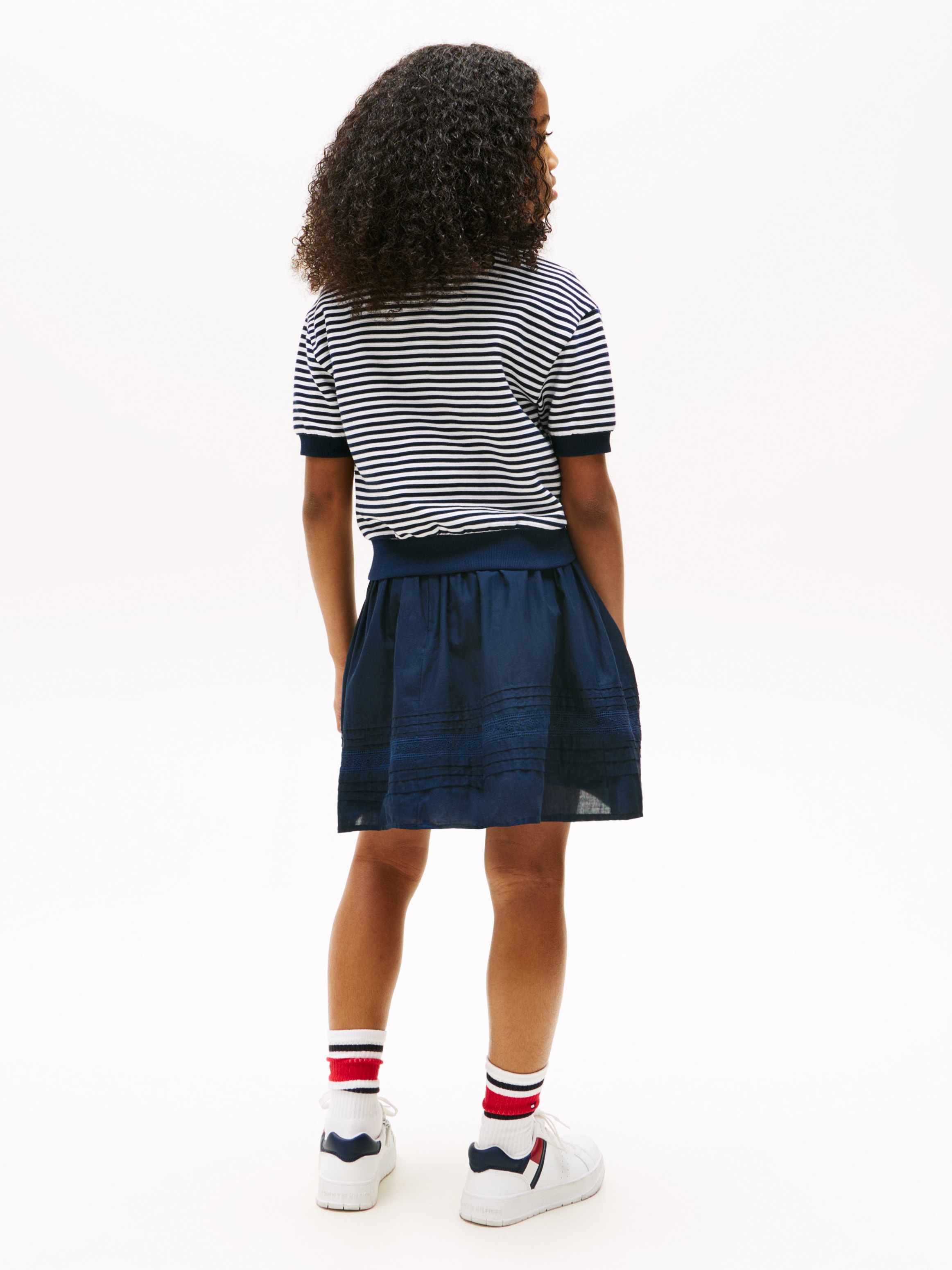 Tommy Hilfiger Poloshirt »OTTOMAN STRIPE POLO SS«, für Kinder bis 16 Jahre, mit breitem Saumbund