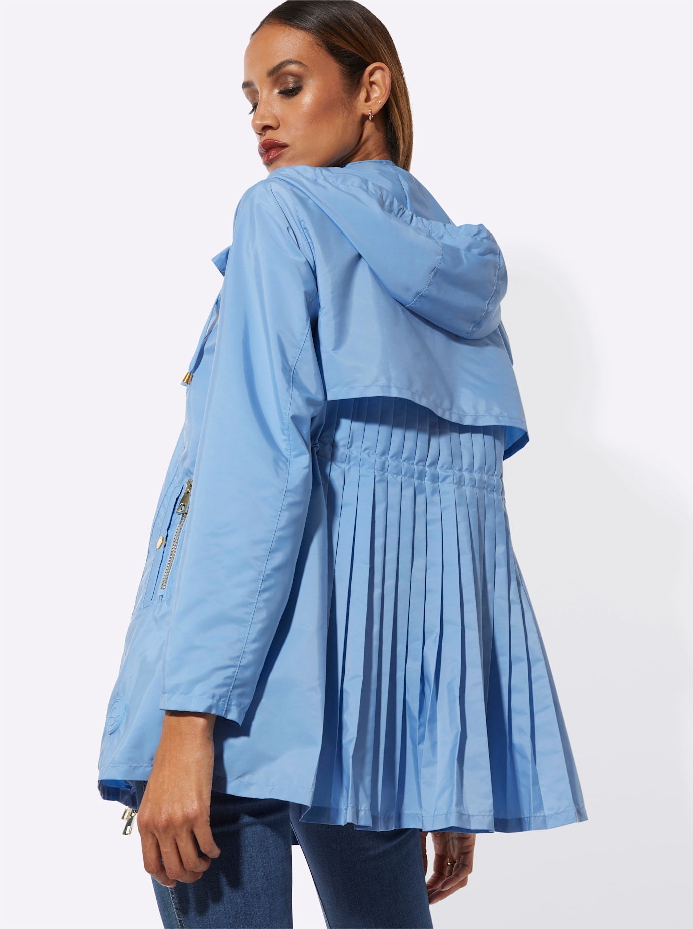 creation L Langjacke mit Kapuze