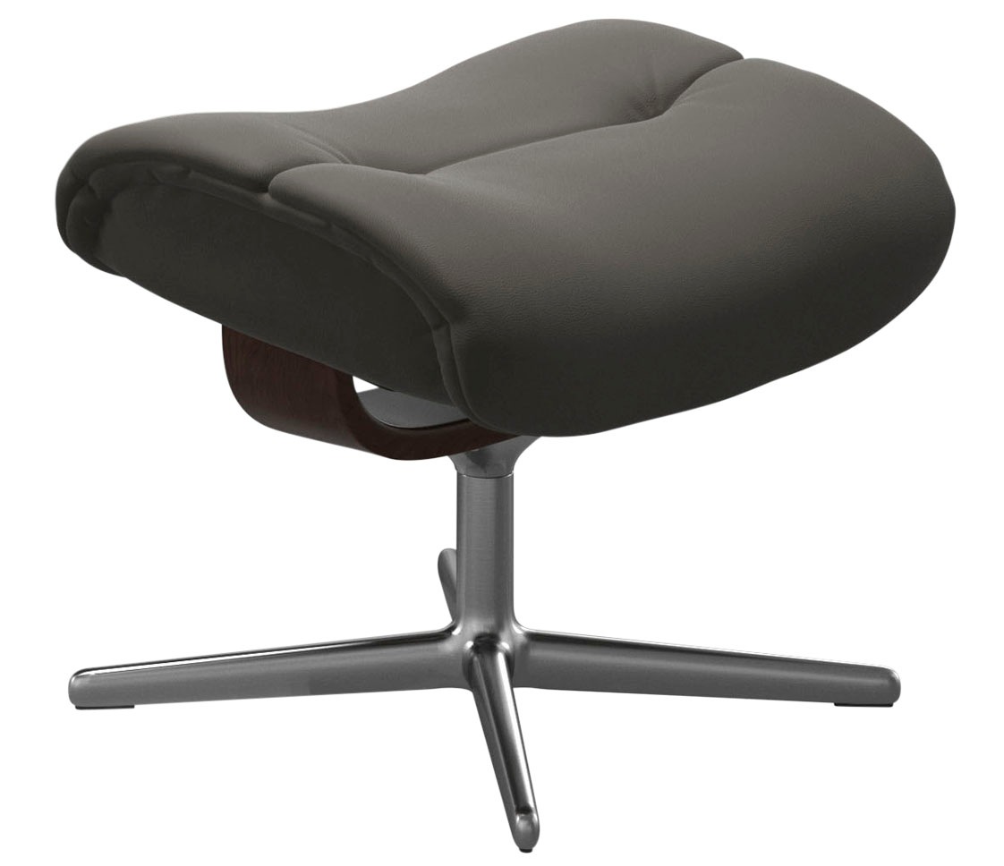 Stressless® Fußhocker »Sunrise«, mit Cross Base, Größe S, M & L, Holzakzent Braun