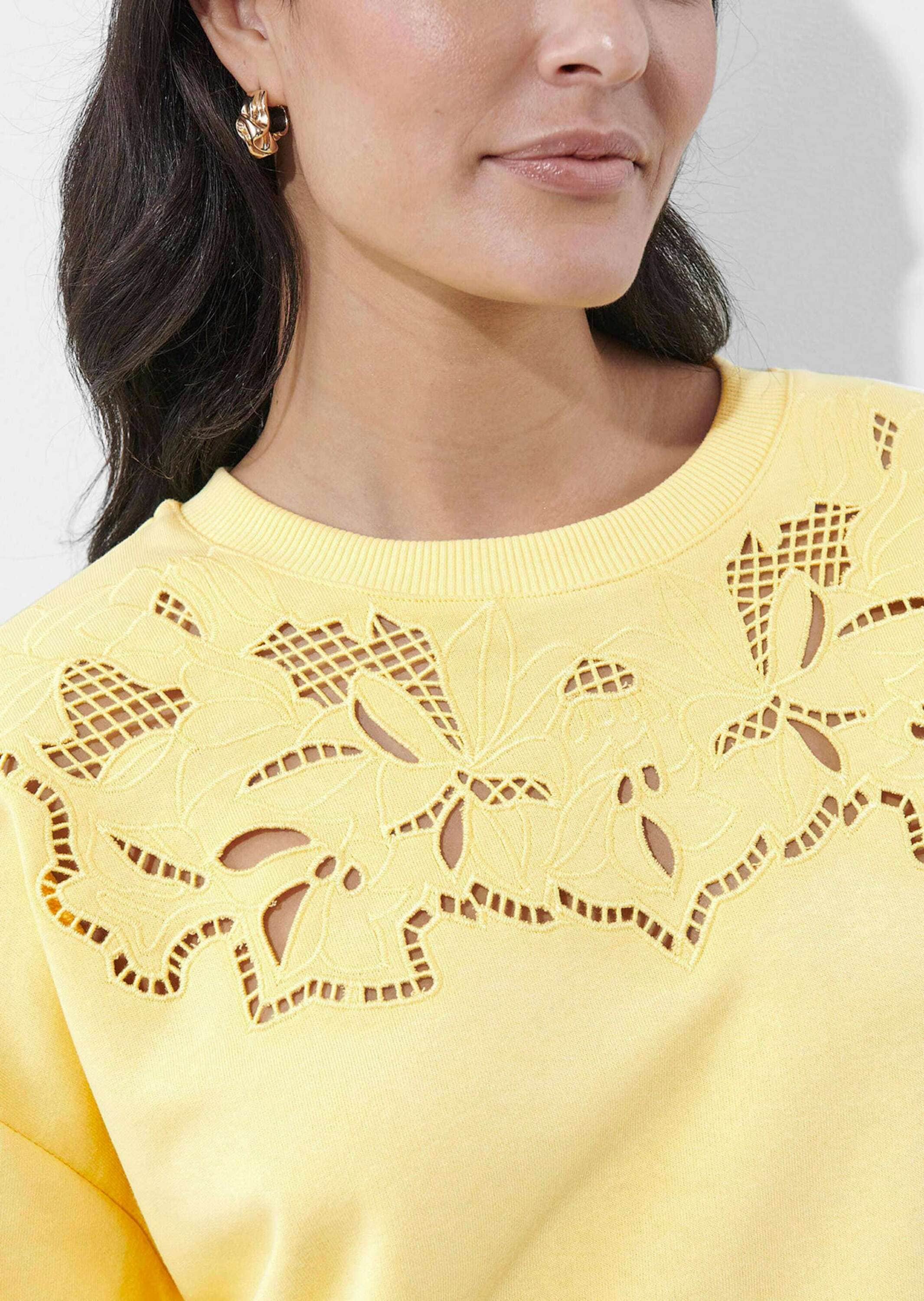 Alba Moda Longpullover »Sweatshirt Sweatshirt«