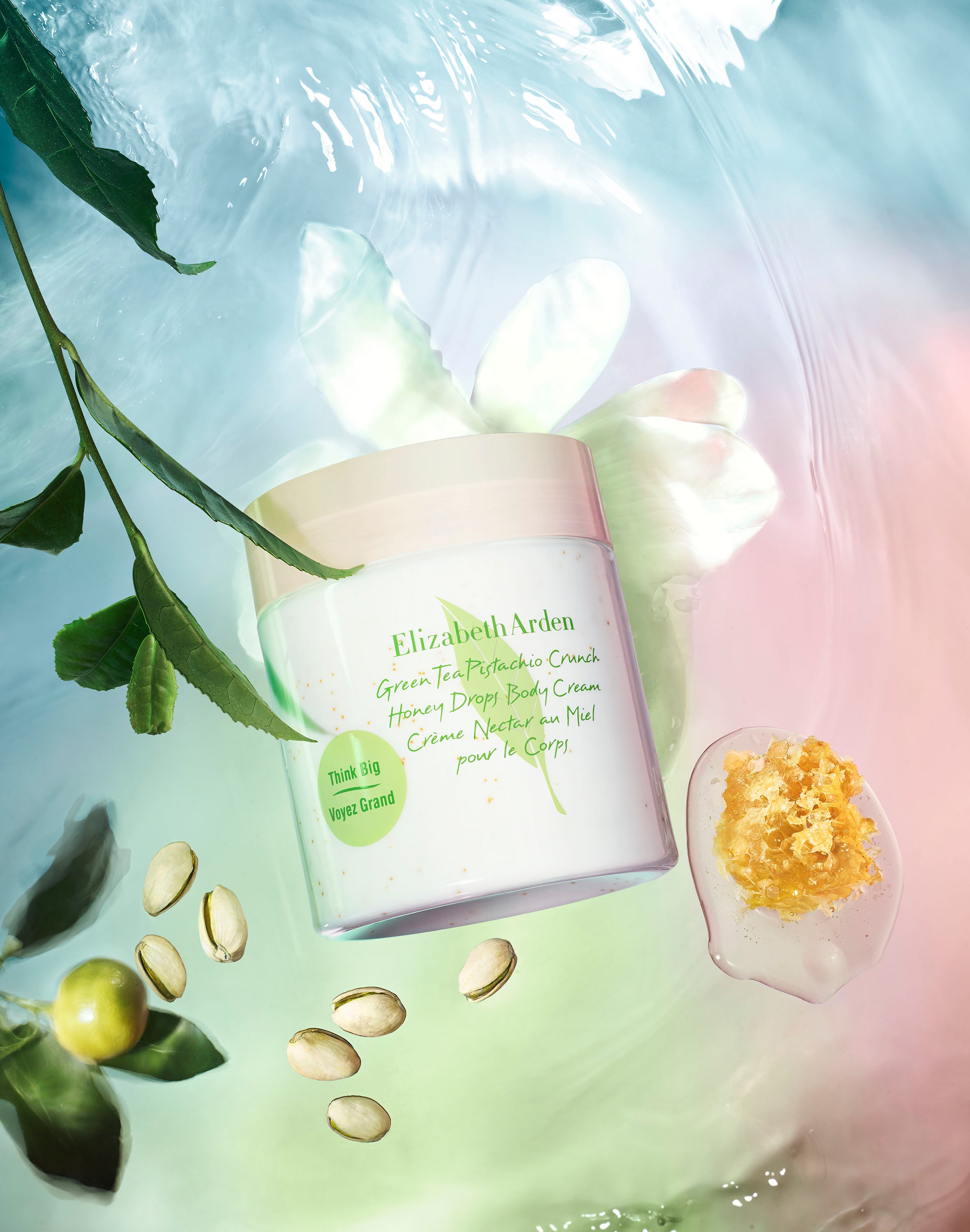 Elizabeth Arden Körpercreme »GREEN TEA PISTACHIO HONEY DROPS BODY CREAM« mit ultraleichter und dennoch reichhaltiger Formel