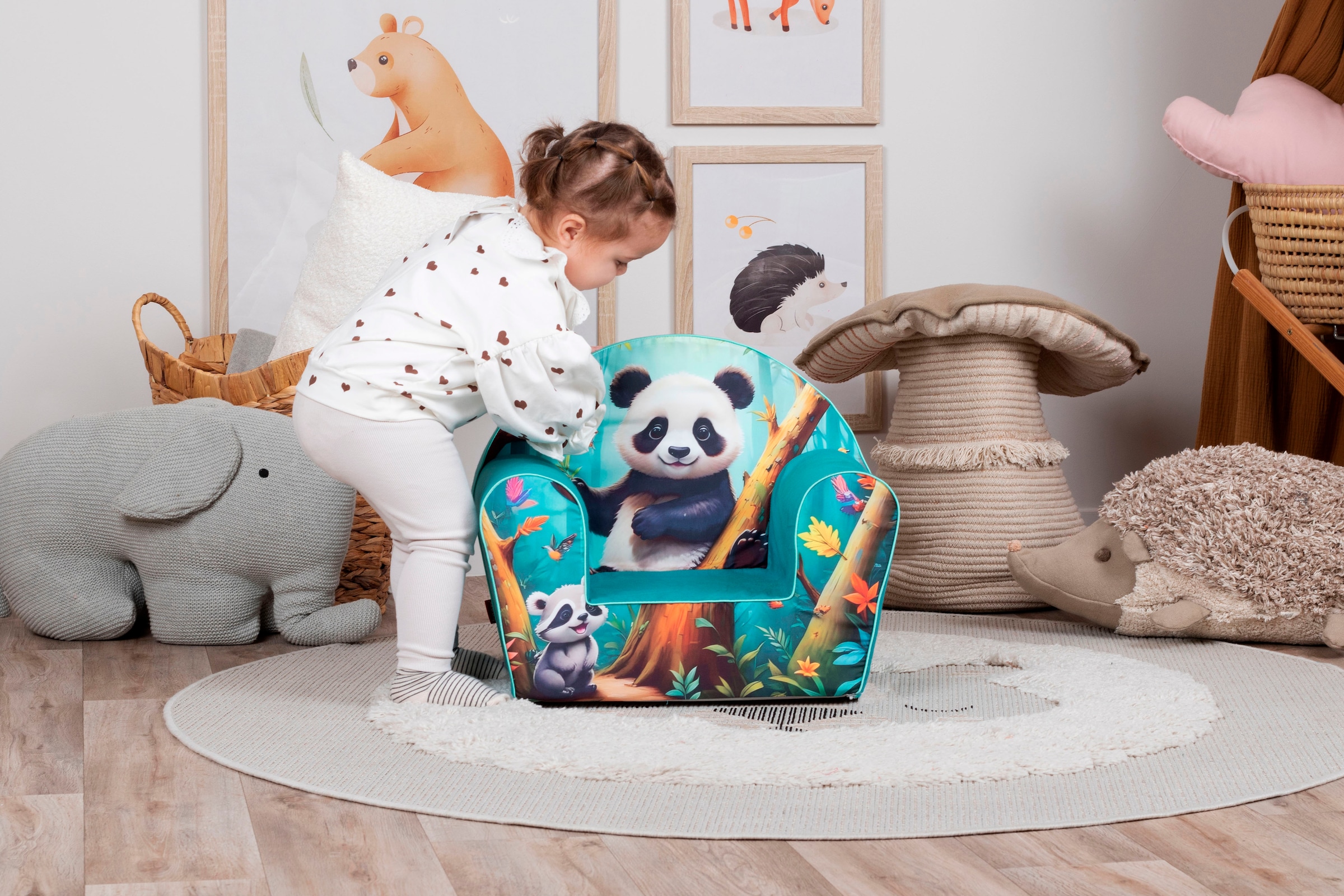Knorrtoys® Sessel »Lucky panda«, für Kinder; Made in Europe
