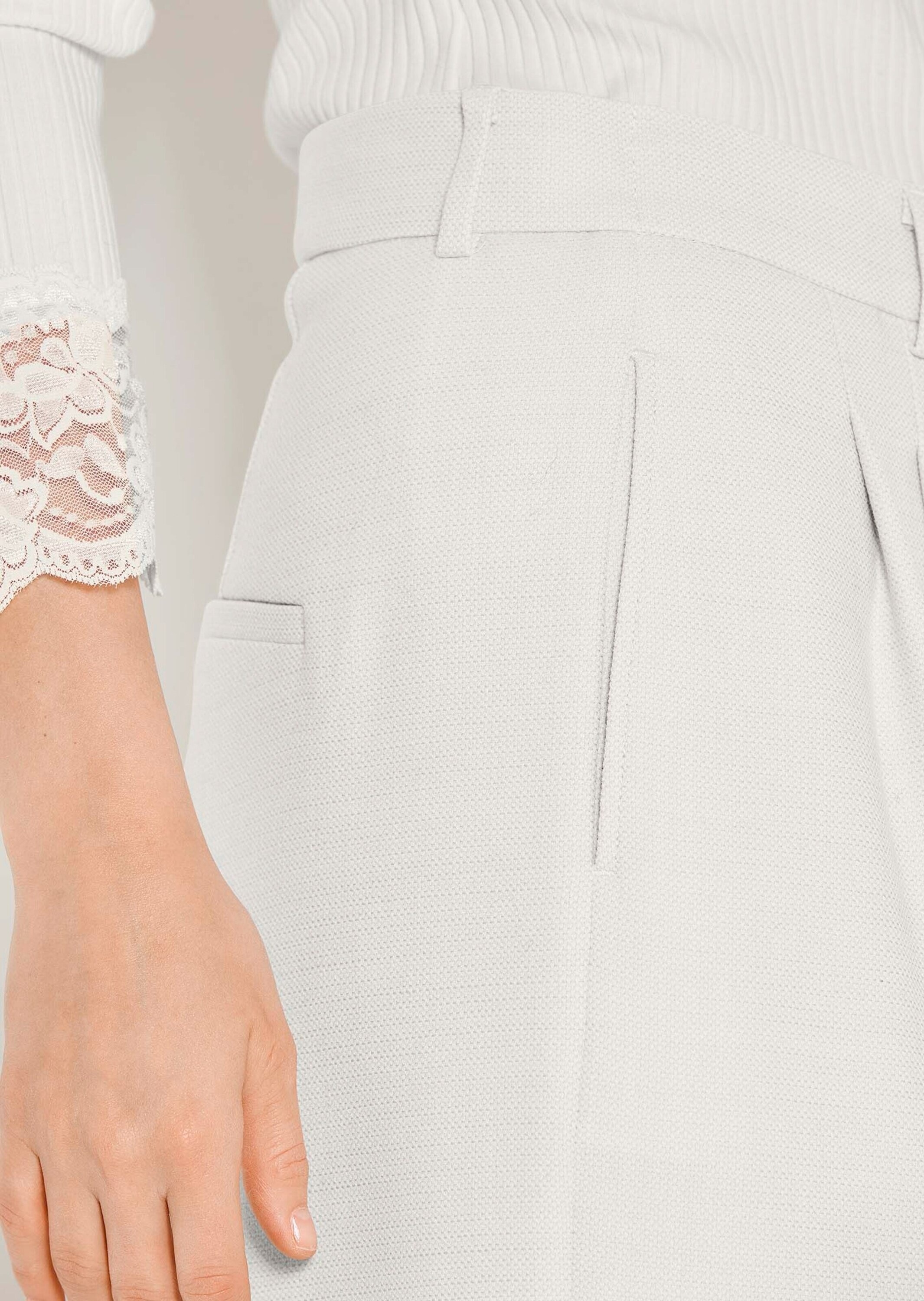 MADELEINE Bundfaltenhose »Palazzohose Weite Bundfaltenhose mit Formbund«
