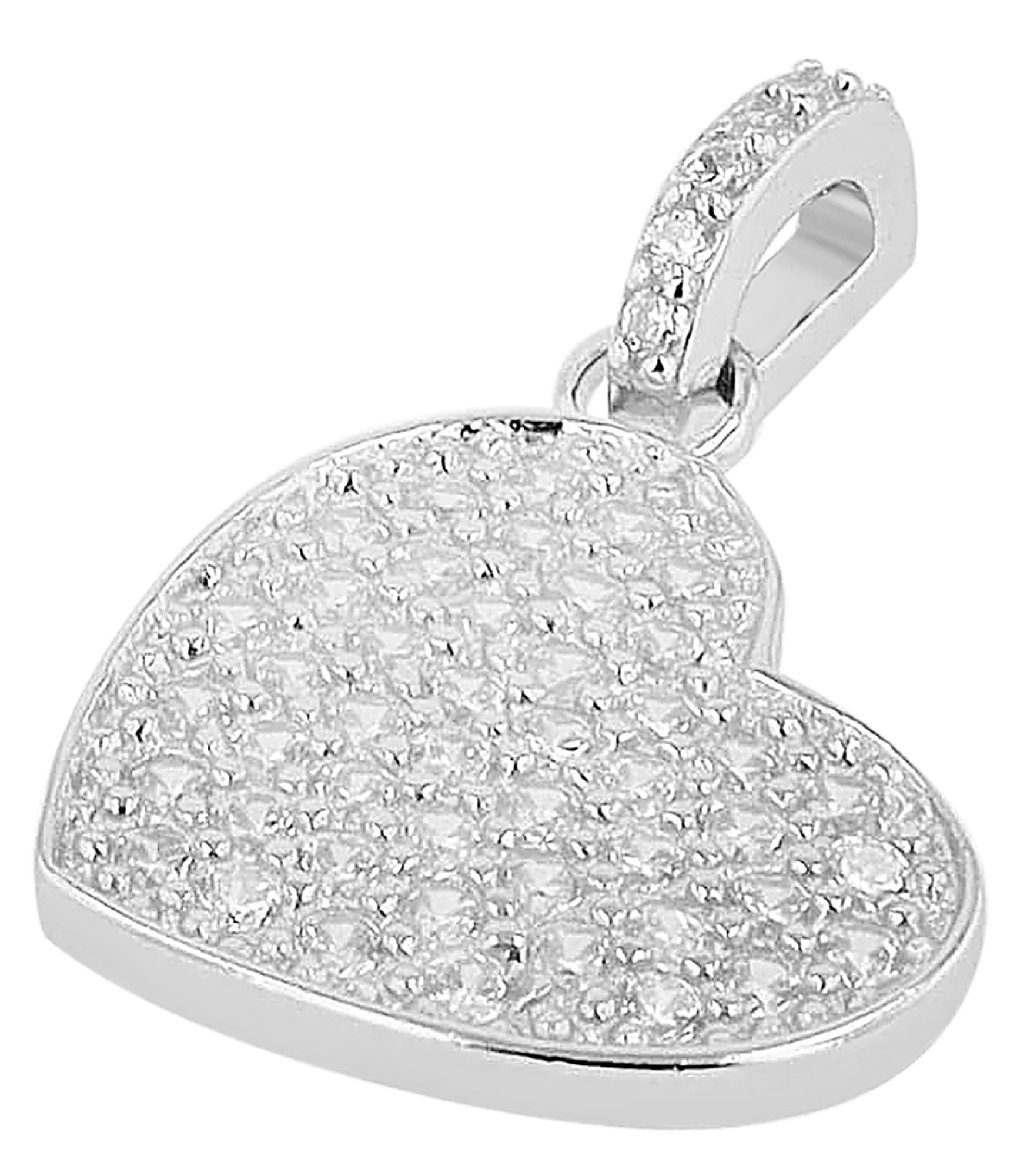 Adelia´s Herzanhänger »Damen Anhänger ¿ Herzanhänger aus 925 Silber mit Zirkonia«