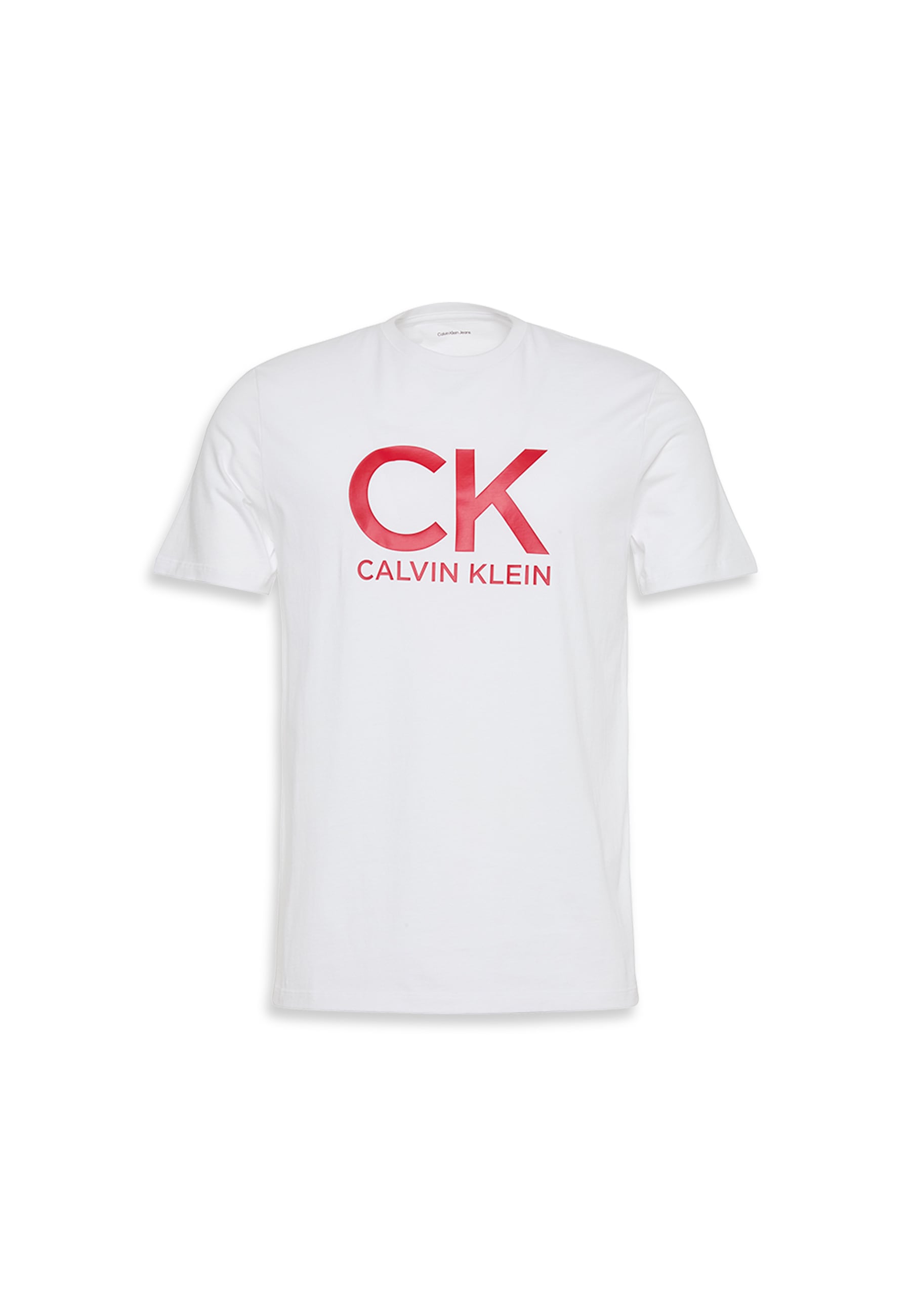 Calvin Klein Jeans T-Shirt »SS 30S EU CK CALVIN GRAPHIC TEE«, Mit Rundhalsausschnitt, regular fit
