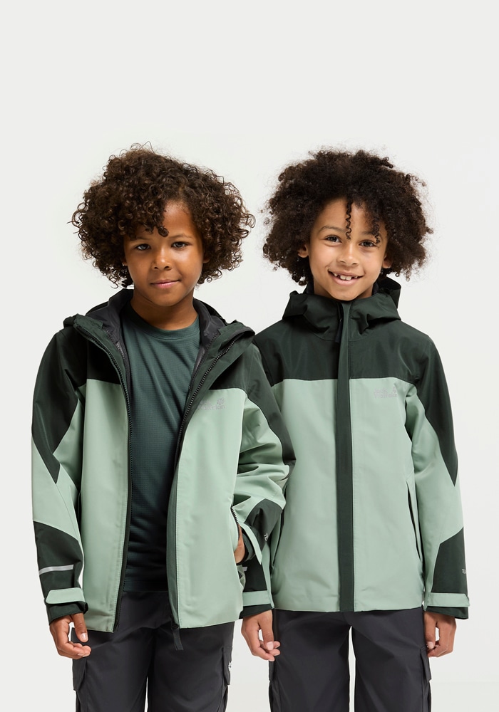 Jack Wolfskin Outdoorjacke »TRAILVENTURE 2L JKT K« mit Kapuze