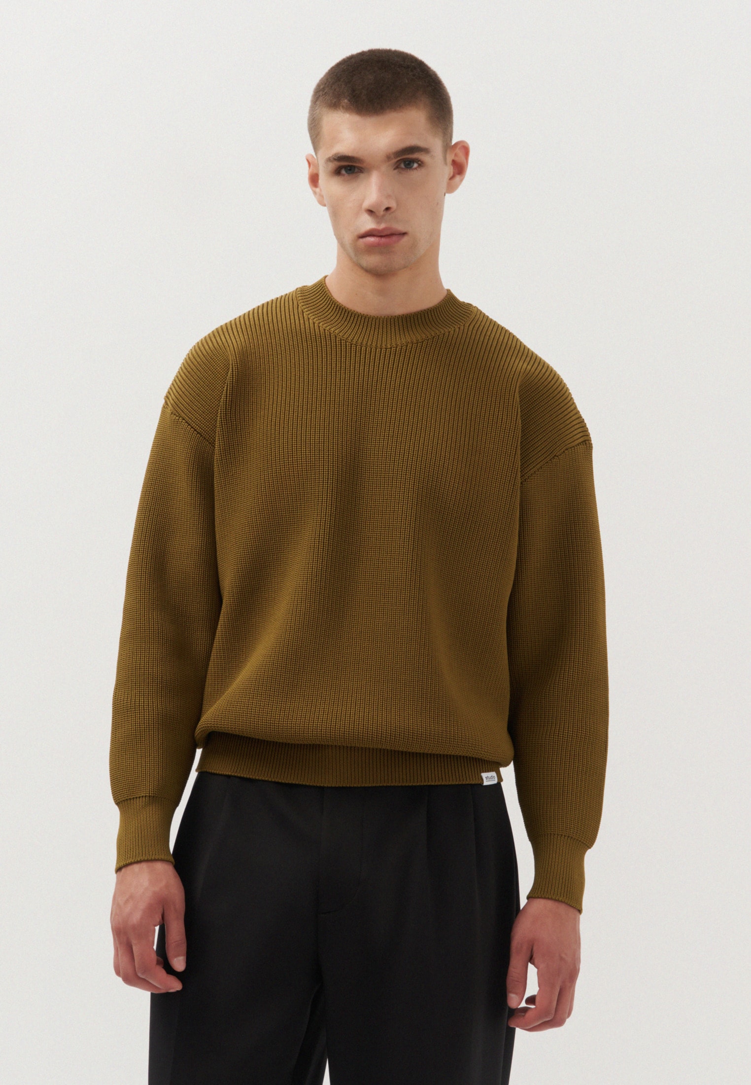 studio seidensticker Strickpullover »Studio«, Langarm Rundhals