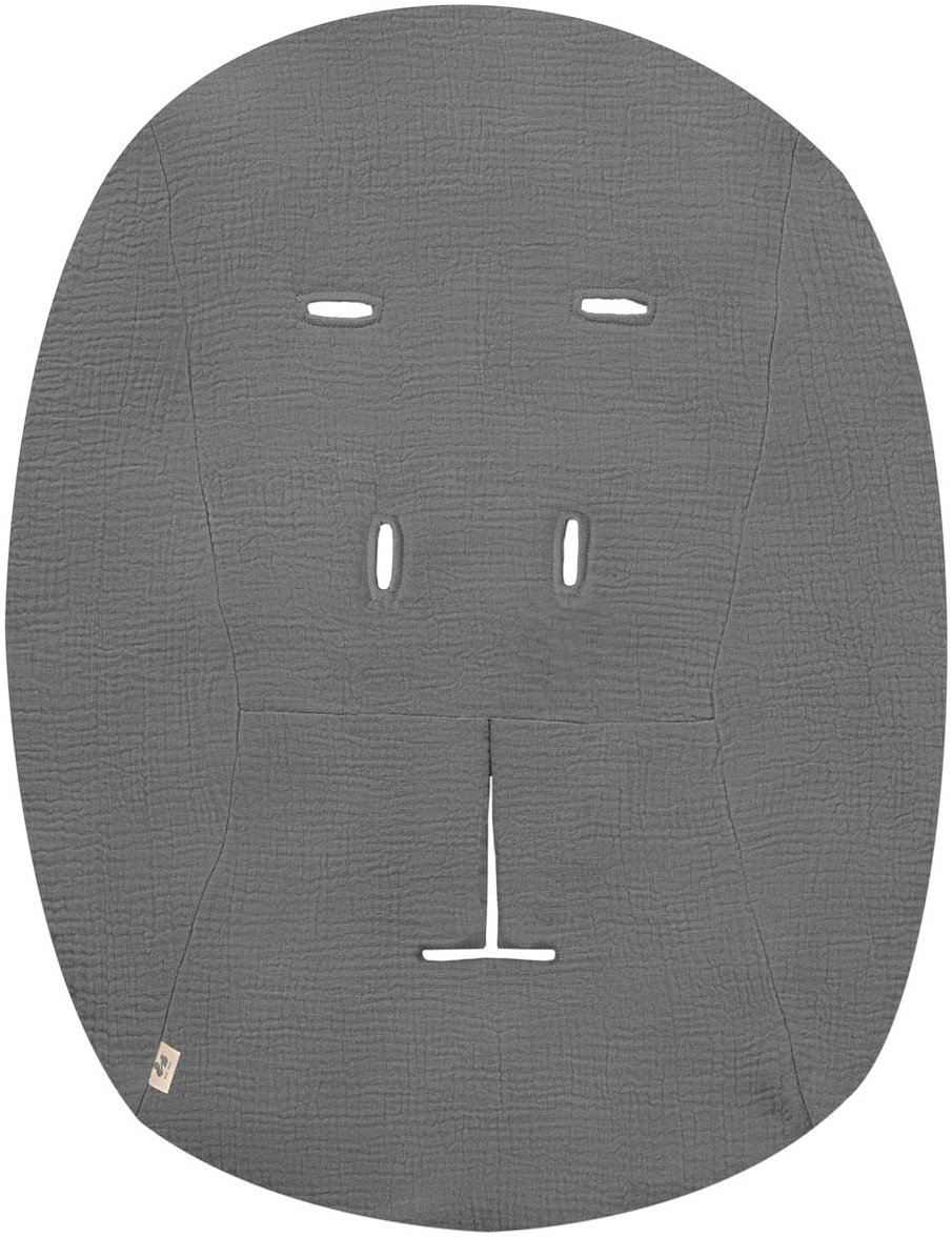 Hauck Babywippe »Baby Bouncer Cover Muslin Dark Grey«, Schonbezug für Babywippe und Hochstuhlaufsätze