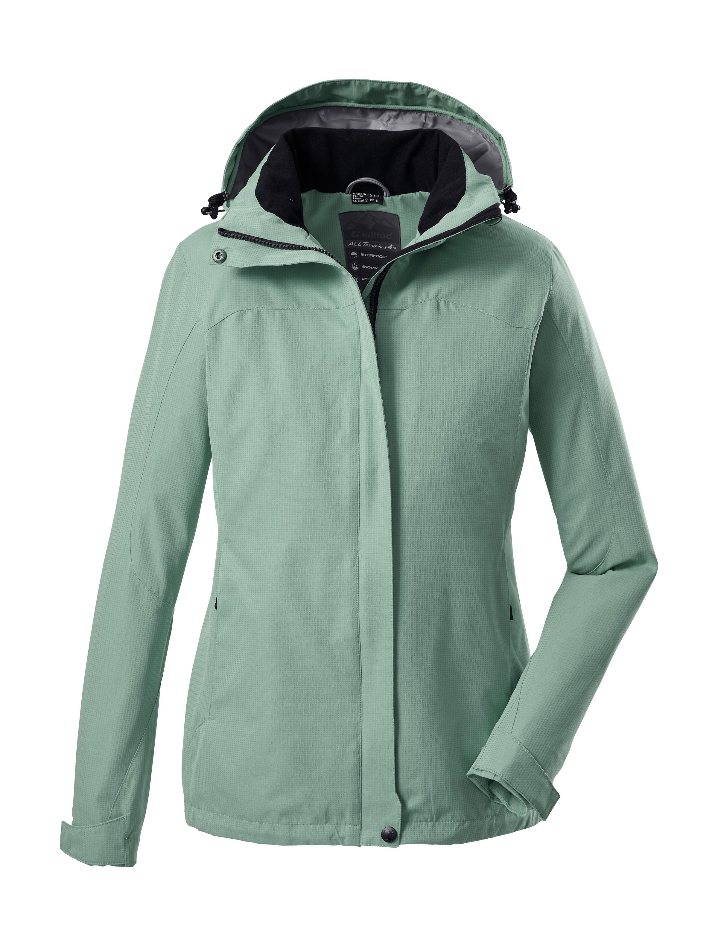 Killtec Outdoorjacke »Inkele«, Damenjacke mit abnehmbarer Kapuze, wind- und wasserdicht, atmungsaktiv