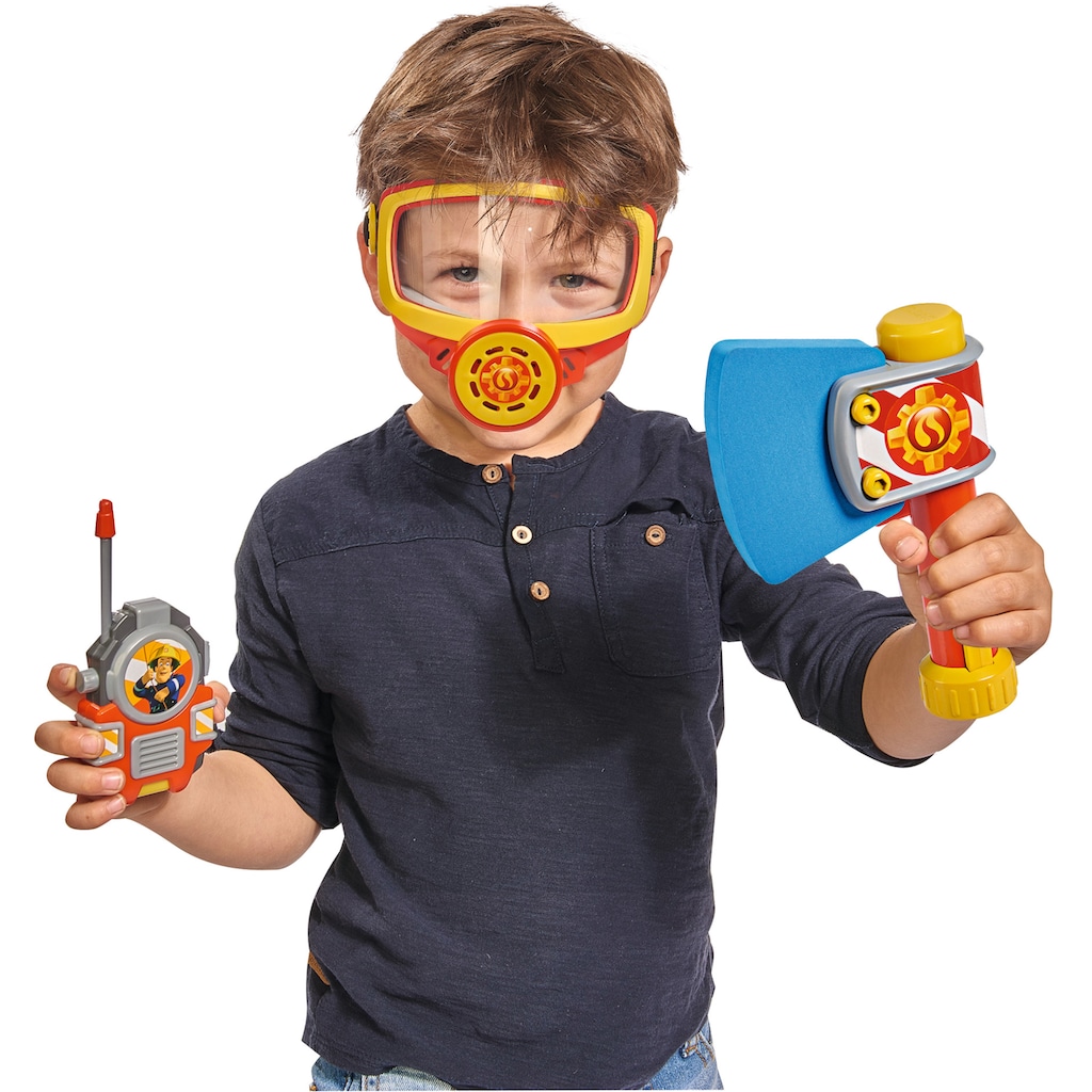 SIMBA Spielzeug-Sauerstoffmaske »Feuerwehrmann Sam, Feuerwehr Sauerstoffmaske«, (Set, 2 tlg.)