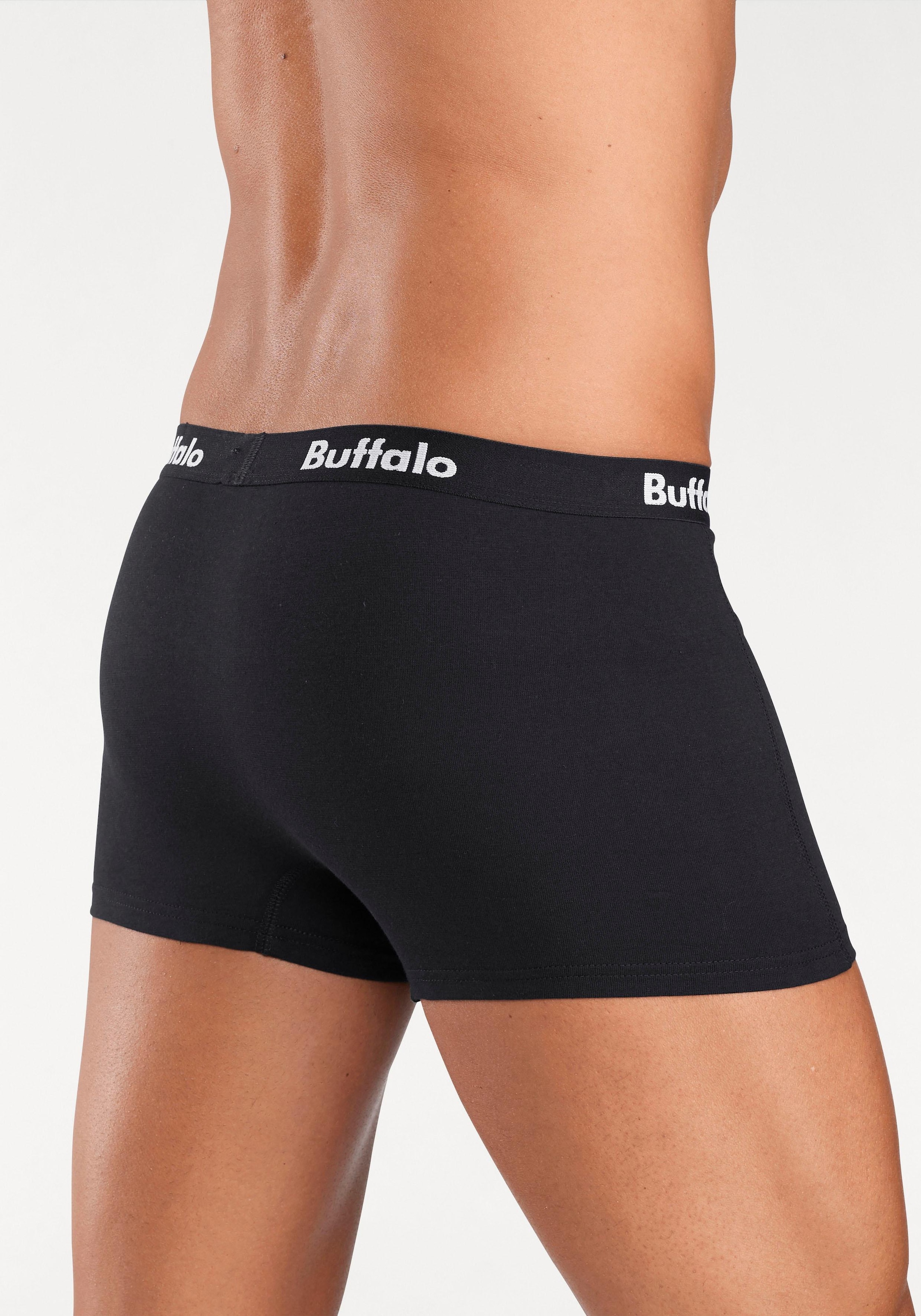 Buffalo Boxer, (Packung, 3 St.), mit Overlock-Nähten vorn